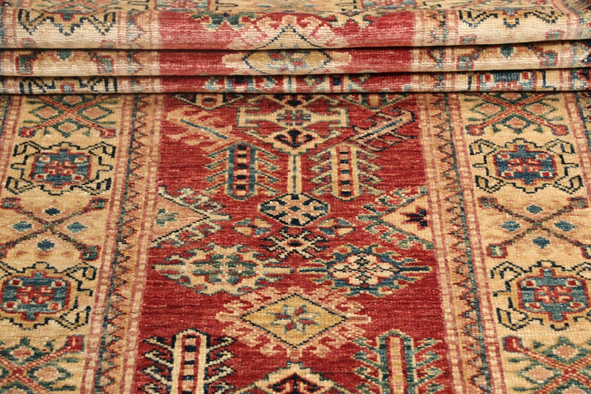 Kazak Orientteppich 79 × 232 cm aus Wolle, handgeknüpft