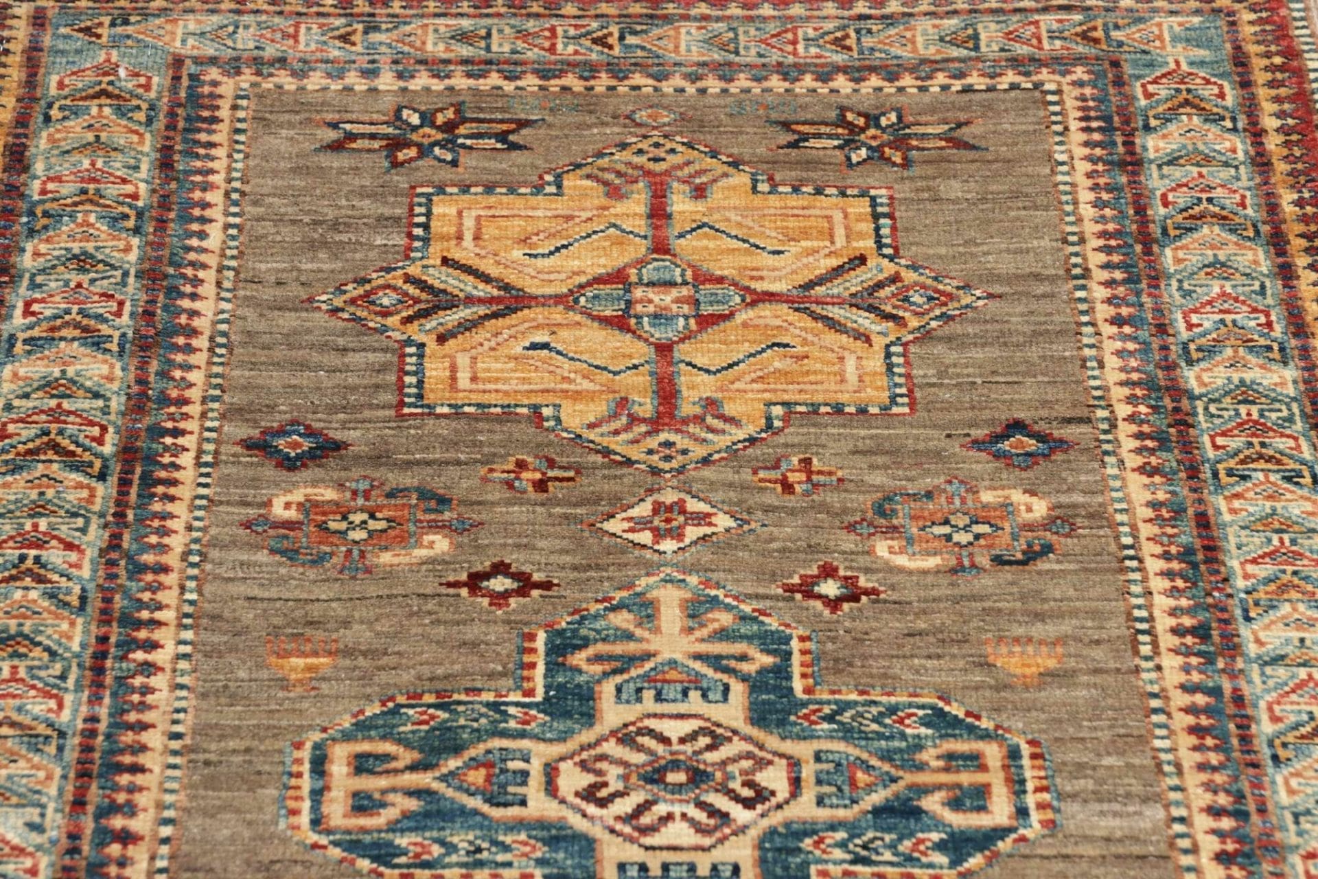 Kazak Orientteppich 80 × 294 cm aus Wolle, handgeknüpft