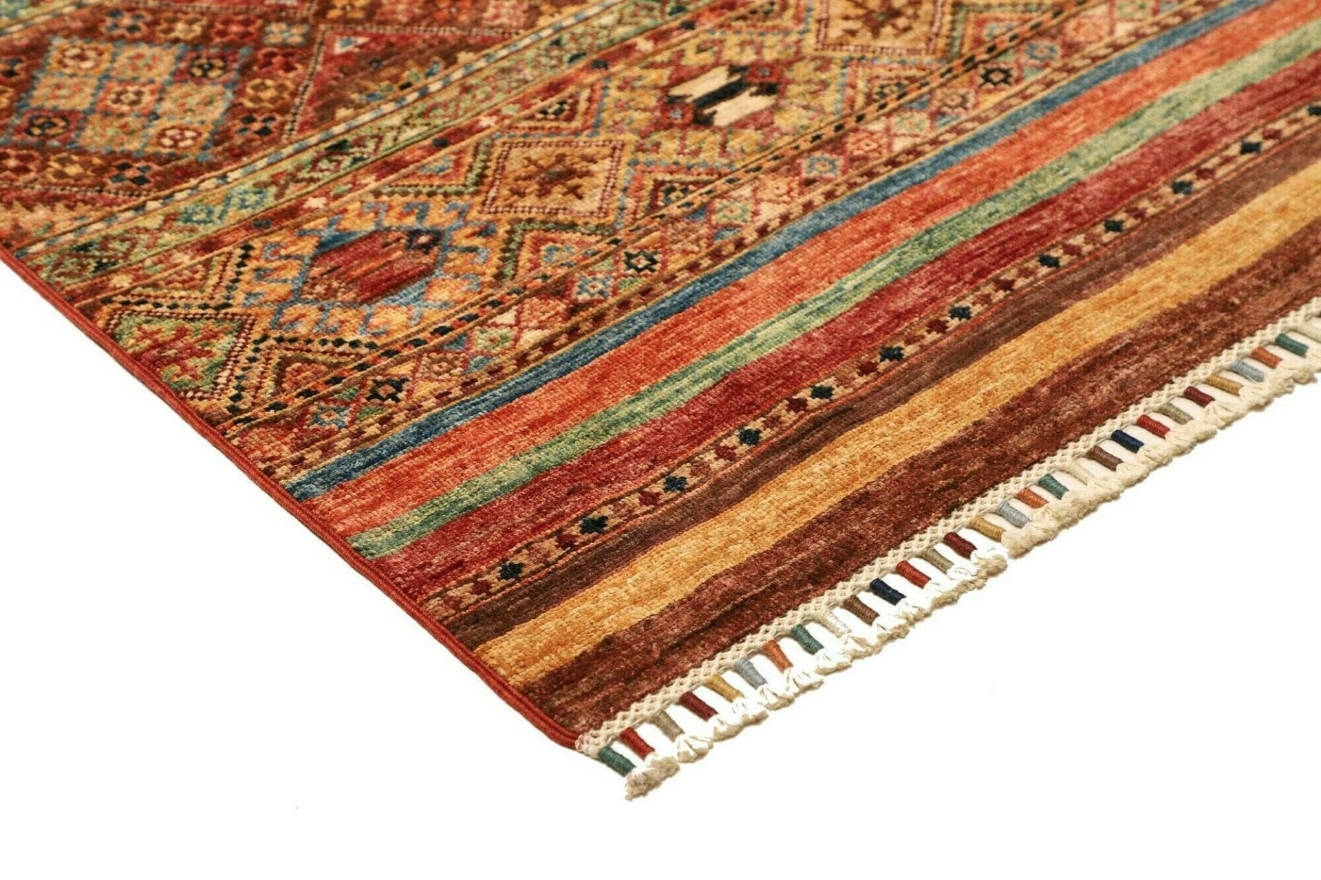 Handgeknüpfter Samarkand Orientteppich, 84 × 299 cm, Wolle