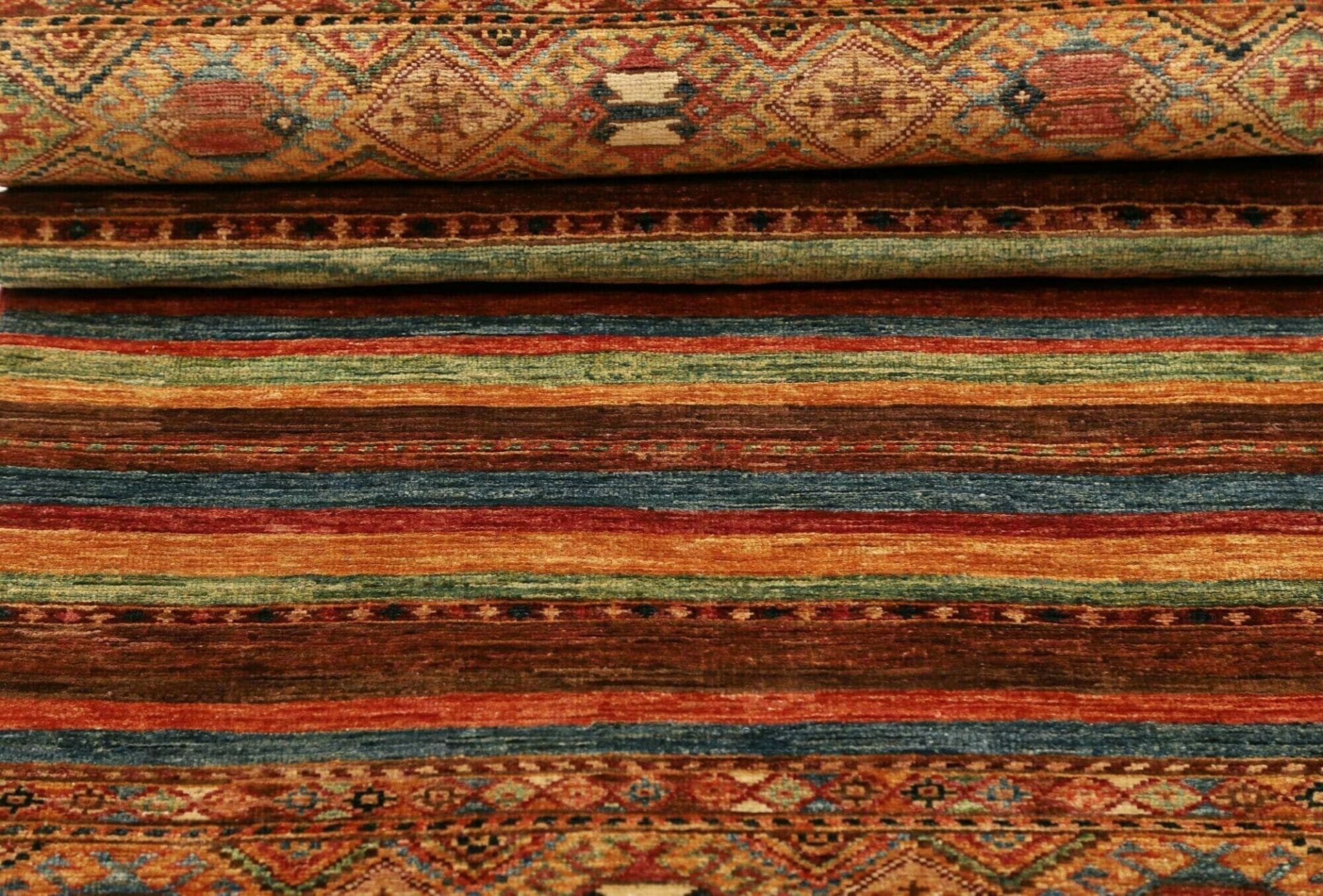 Handgeknüpfter Samarkand Orientteppich, 84 × 299 cm, Wolle