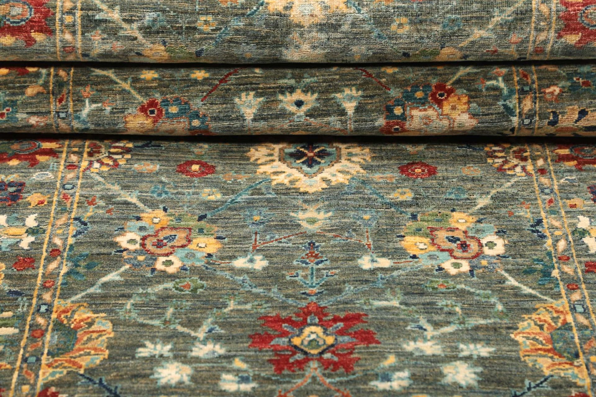 Handgeknüpfter Samarkand Orientteppich 86 × 298 cm