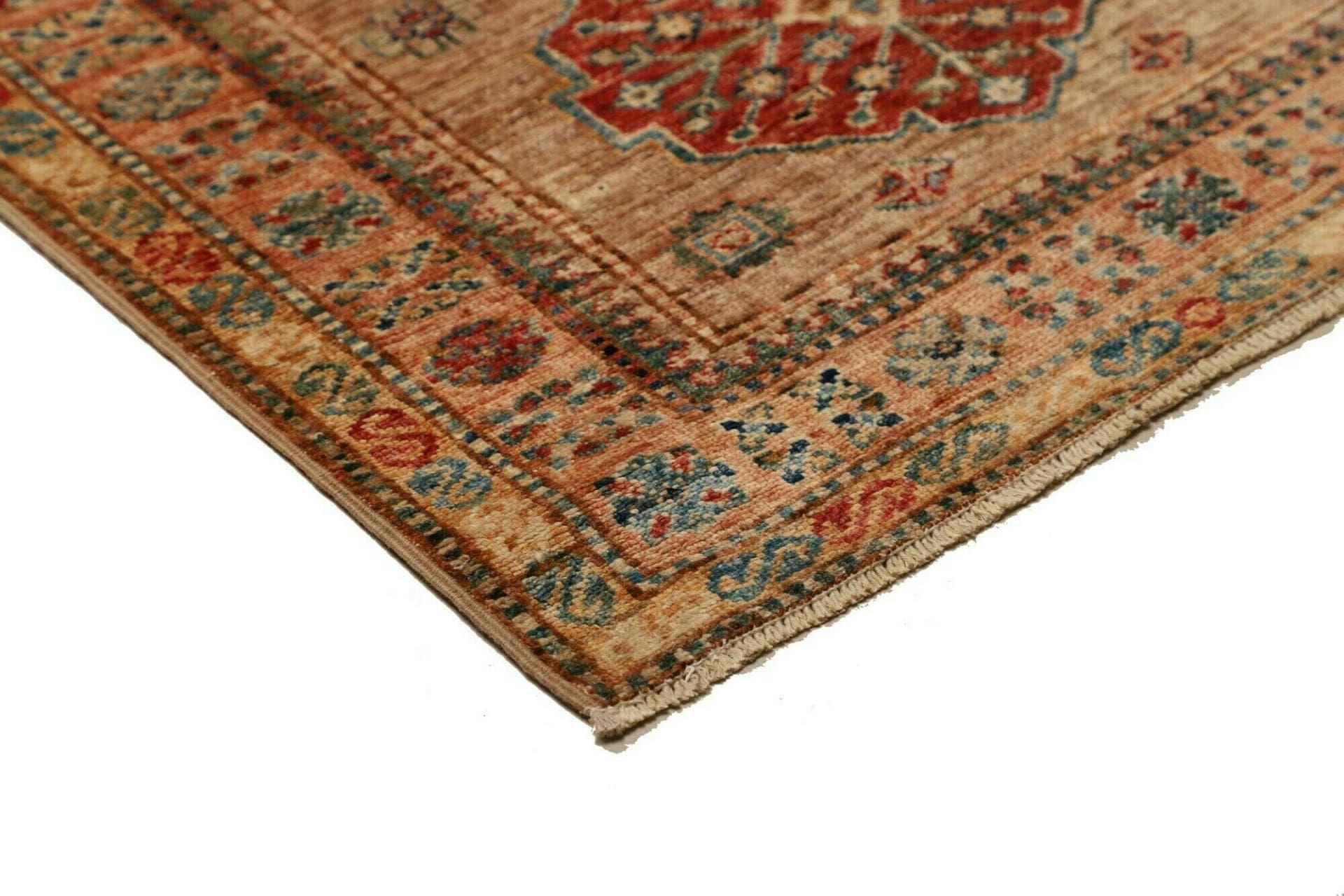 Kazak Orientteppich 81 × 294 cm aus Wolle, handgeknüpft