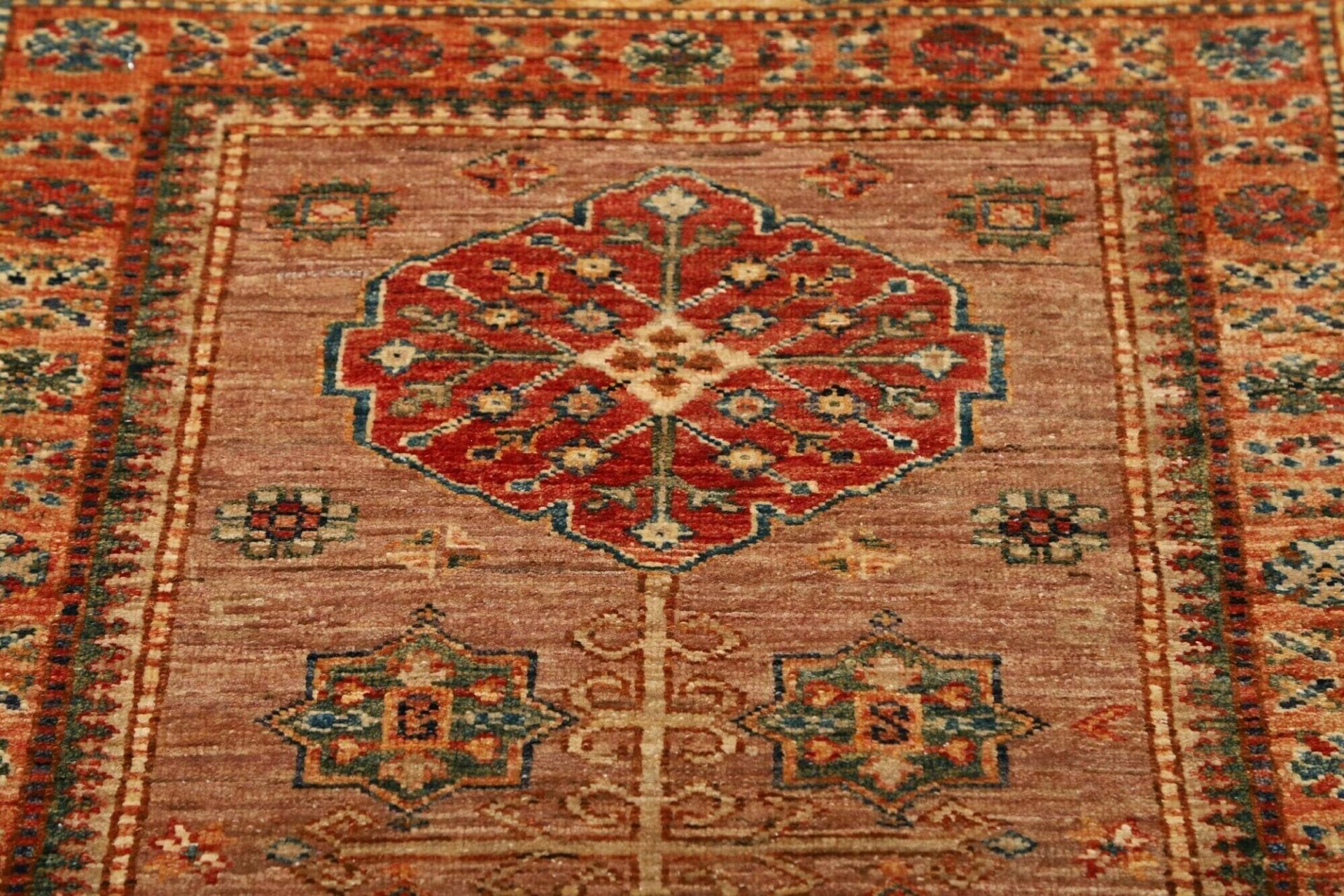 Kazak Orientteppich 81 × 294 cm aus Wolle, handgeknüpft
