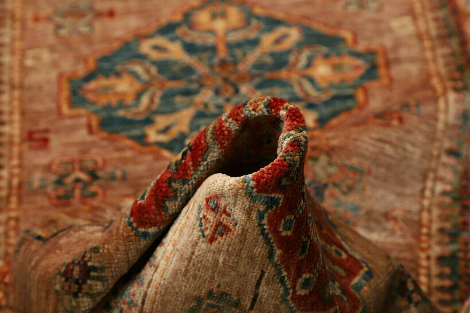Kazak Orientteppich 81 × 294 cm aus Wolle, handgeknüpft