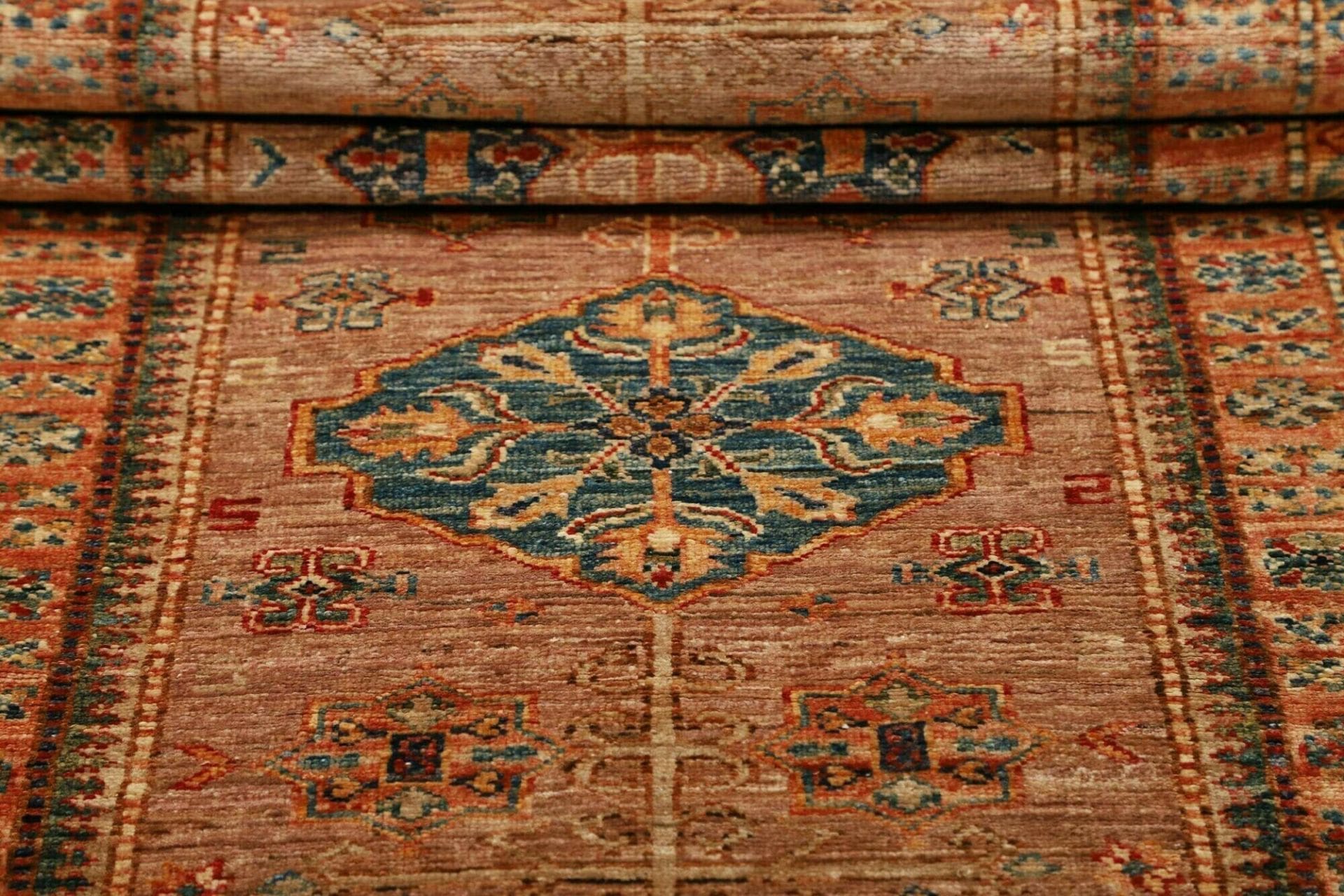 Kazak Orientteppich 81 × 294 cm aus Wolle, handgeknüpft