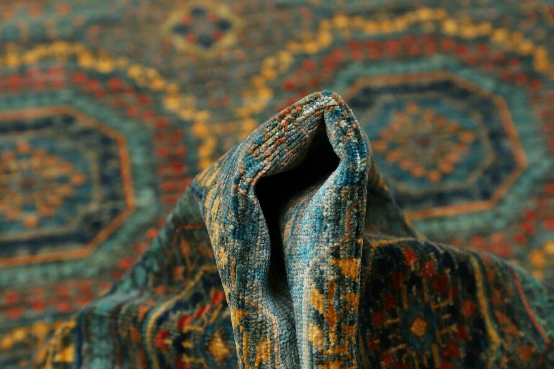 Mamluk Orientteppich 83 × 255 cm aus Wolle, handgeknüpft
