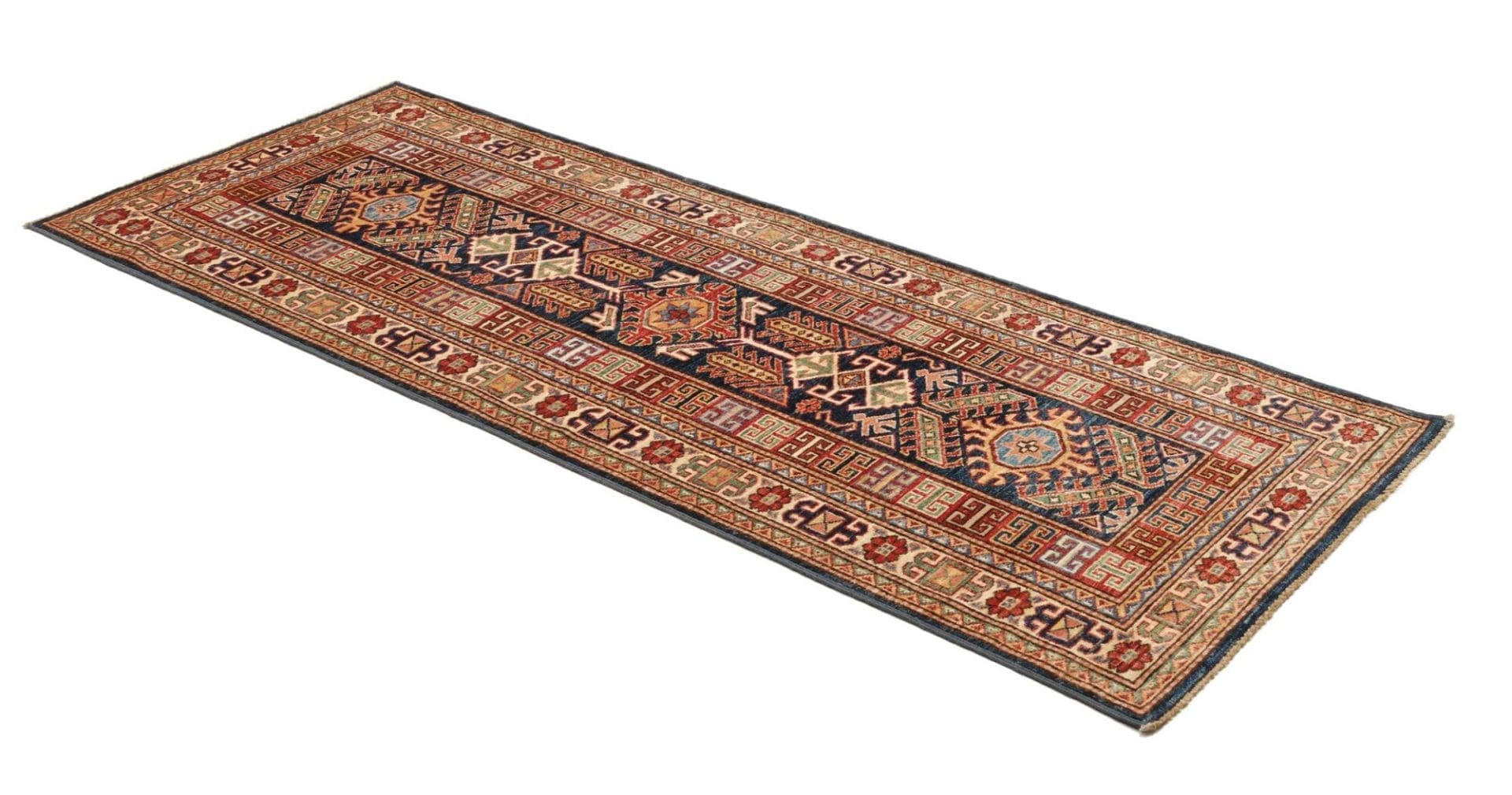 Kazak Orientteppich aus Pakistan, 80 × 200 cm