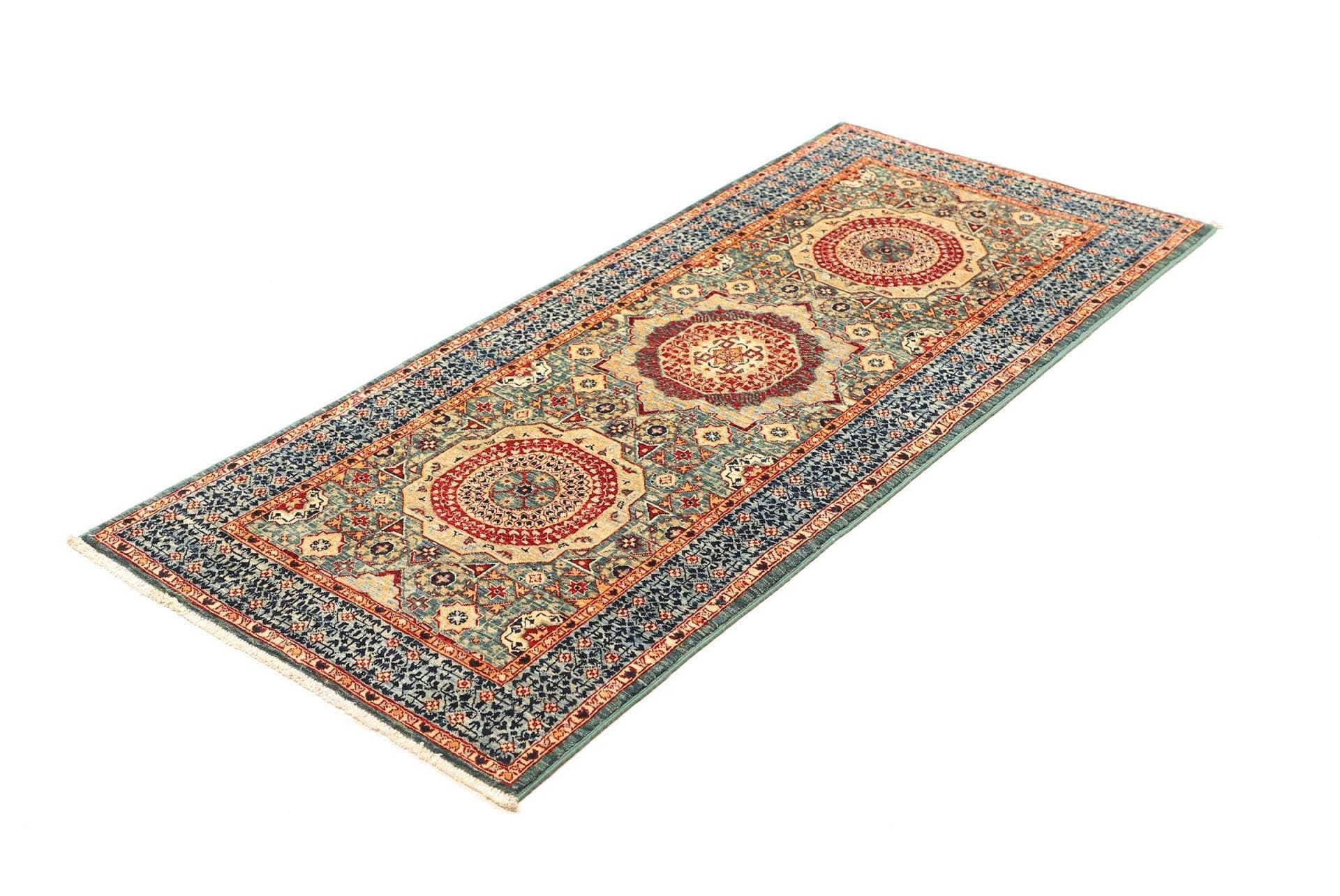 Handgeknüpfter Mamluk Orientteppich 77 × 182 cm