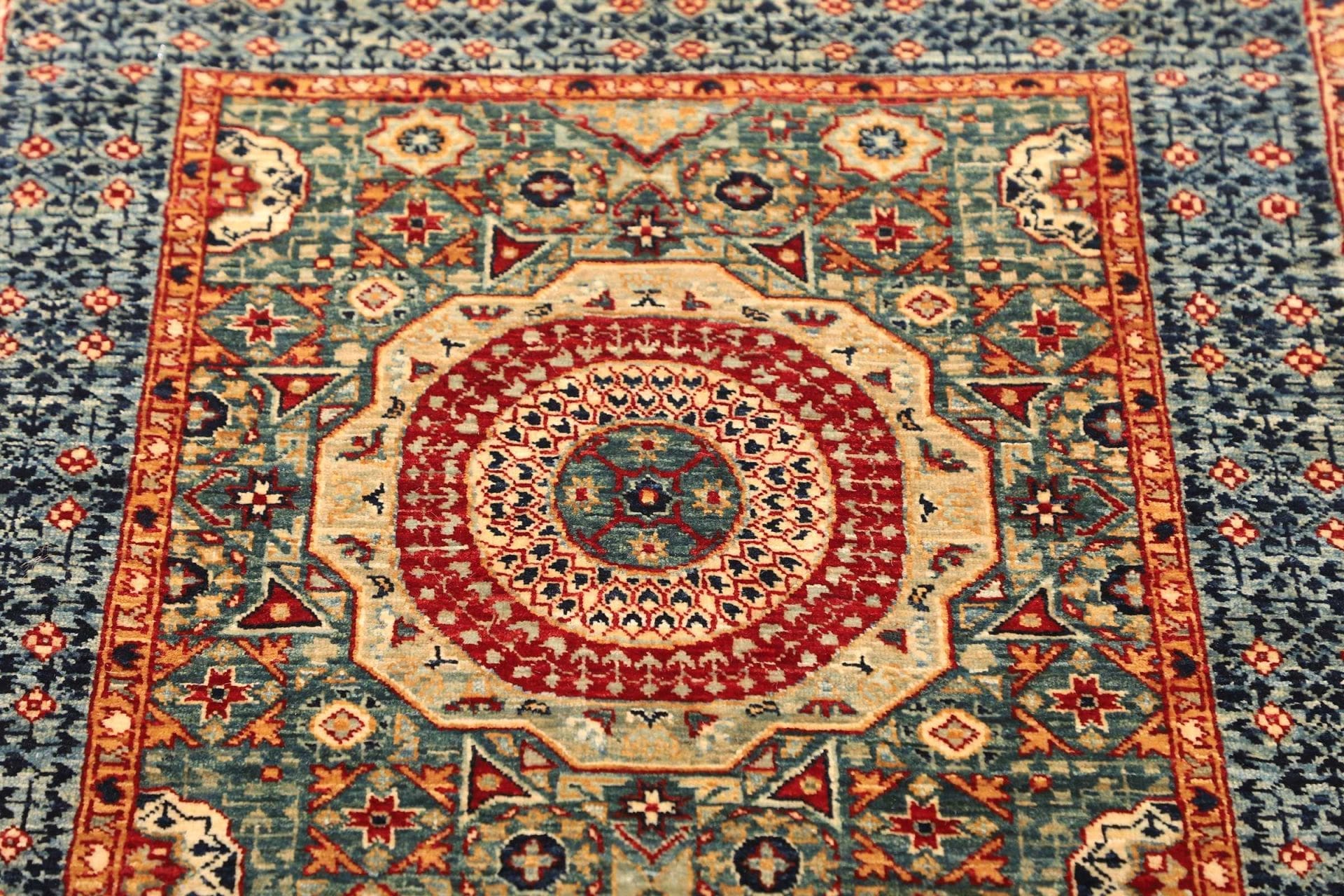 Handgeknüpfter Mamluk Orientteppich 77 × 182 cm