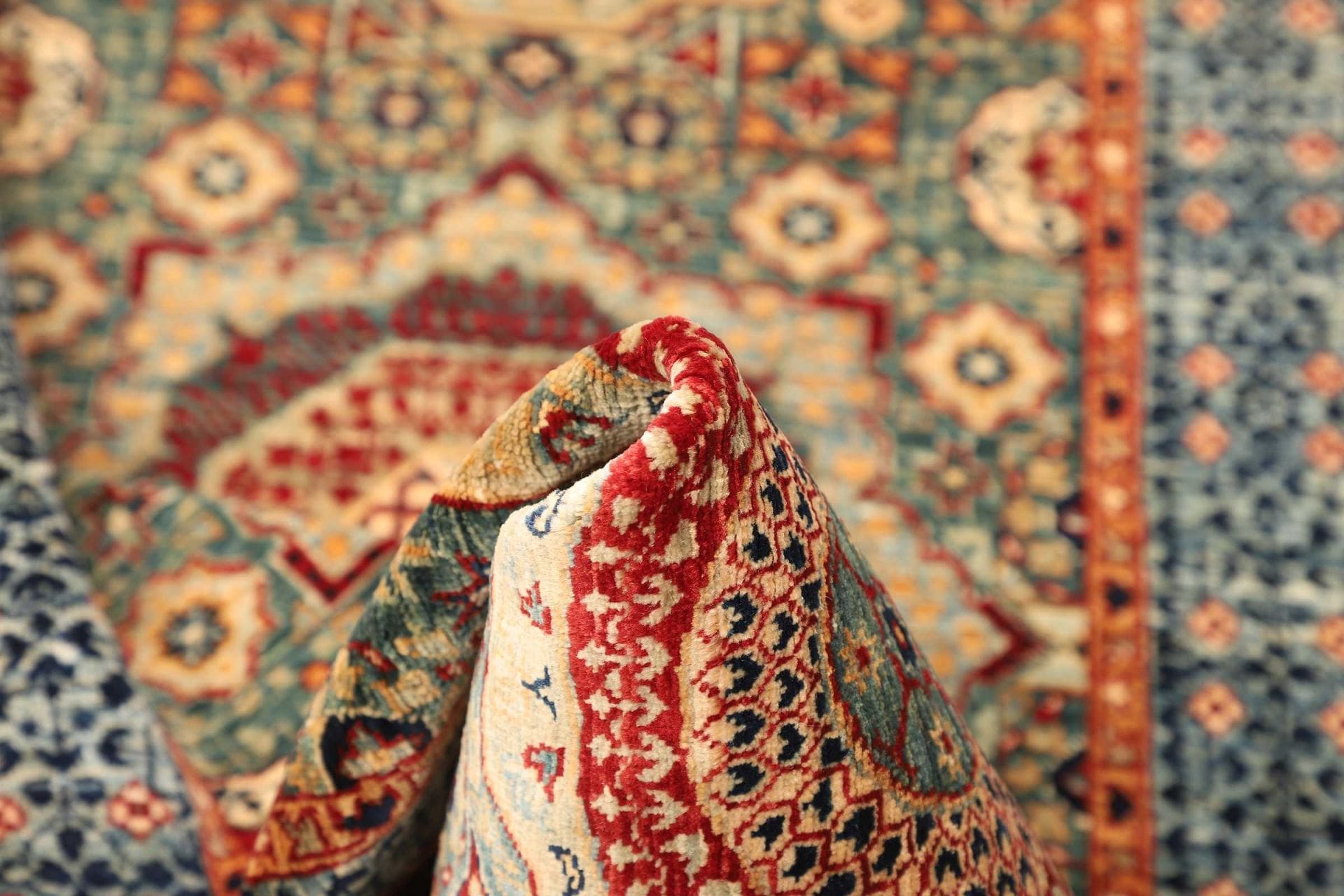 Handgeknüpfter Mamluk Orientteppich 77 × 182 cm