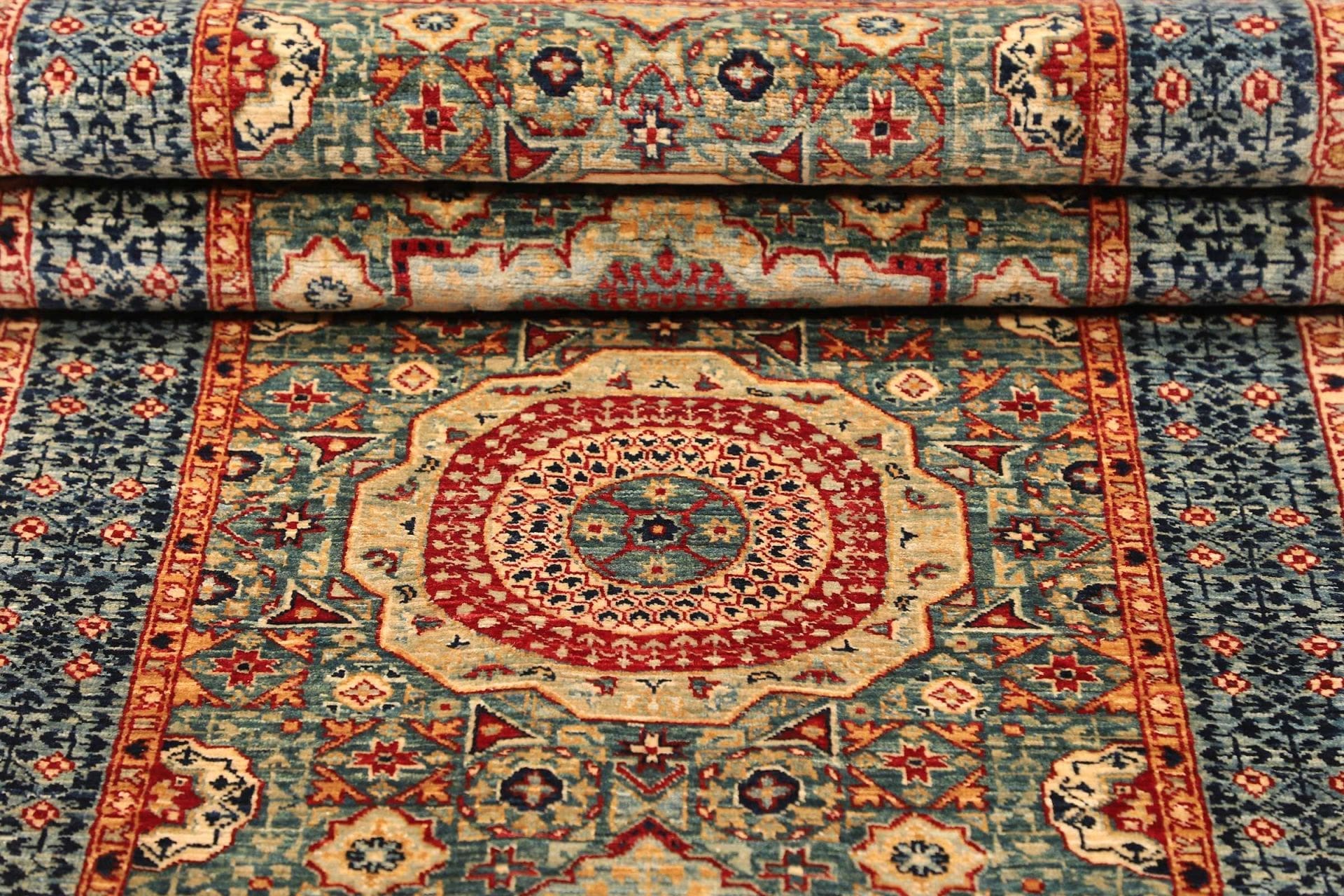 Handgeknüpfter Mamluk Orientteppich 77 × 182 cm