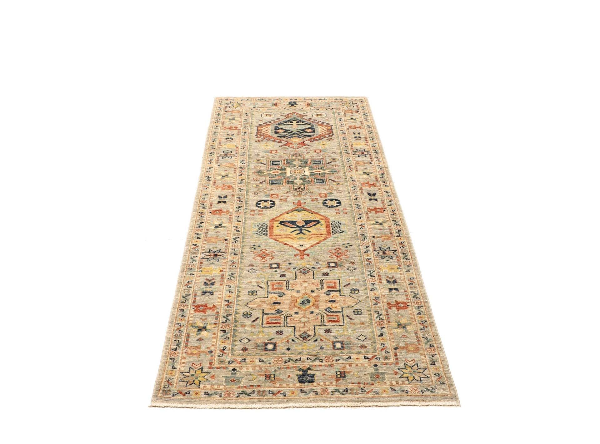Samarkand Orientteppich 81 × 196 cm aus Wolle, handgeknüpft