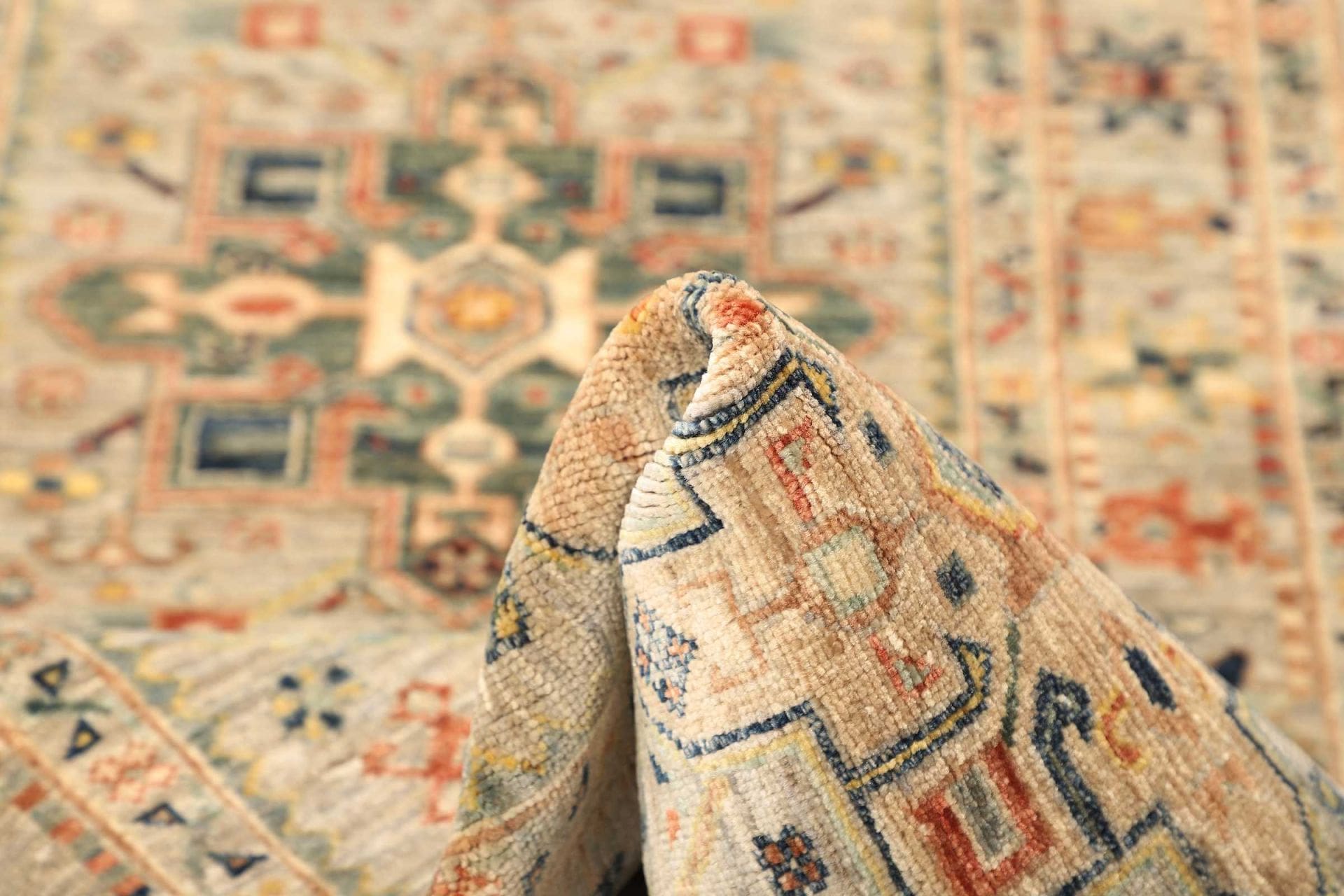 Samarkand Orientteppich 81 × 196 cm aus Wolle, handgeknüpft