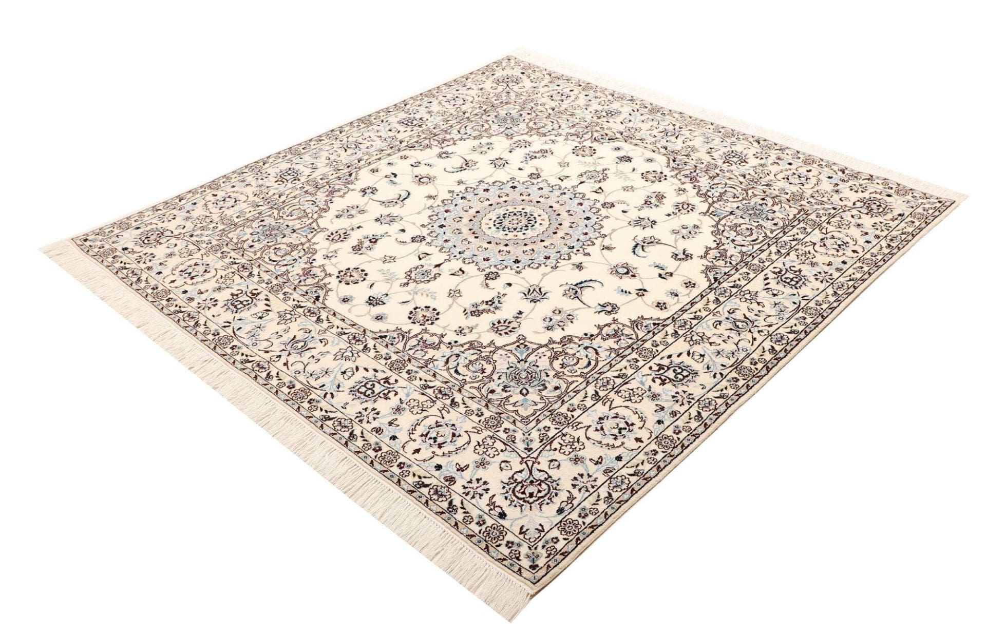 Nain Perserteppich 167 × 163 cm aus Wolle, handgeknüpft