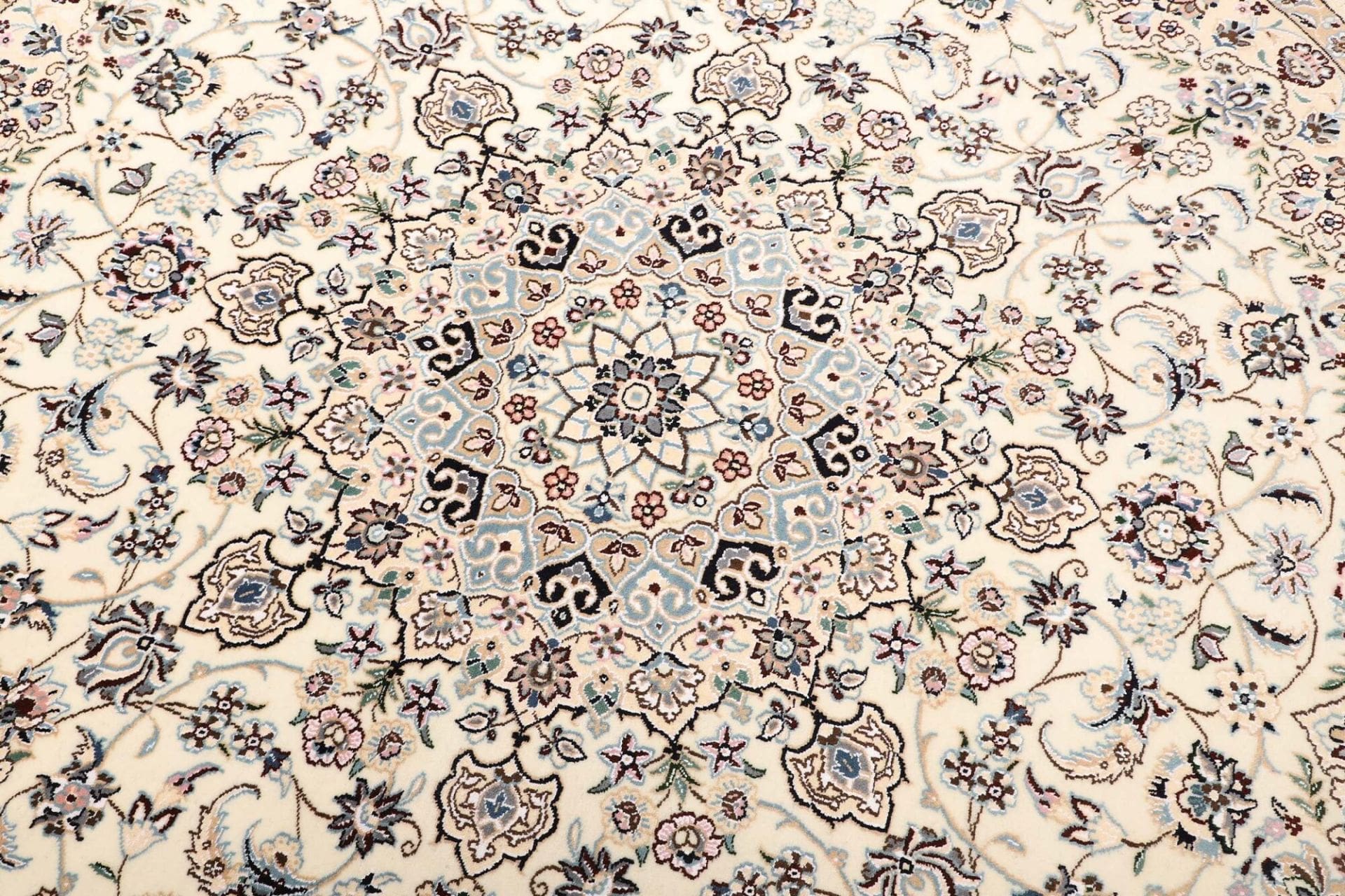 Handgeknüpfter Nain Perserteppich, 203 × 200 cm, Wolle