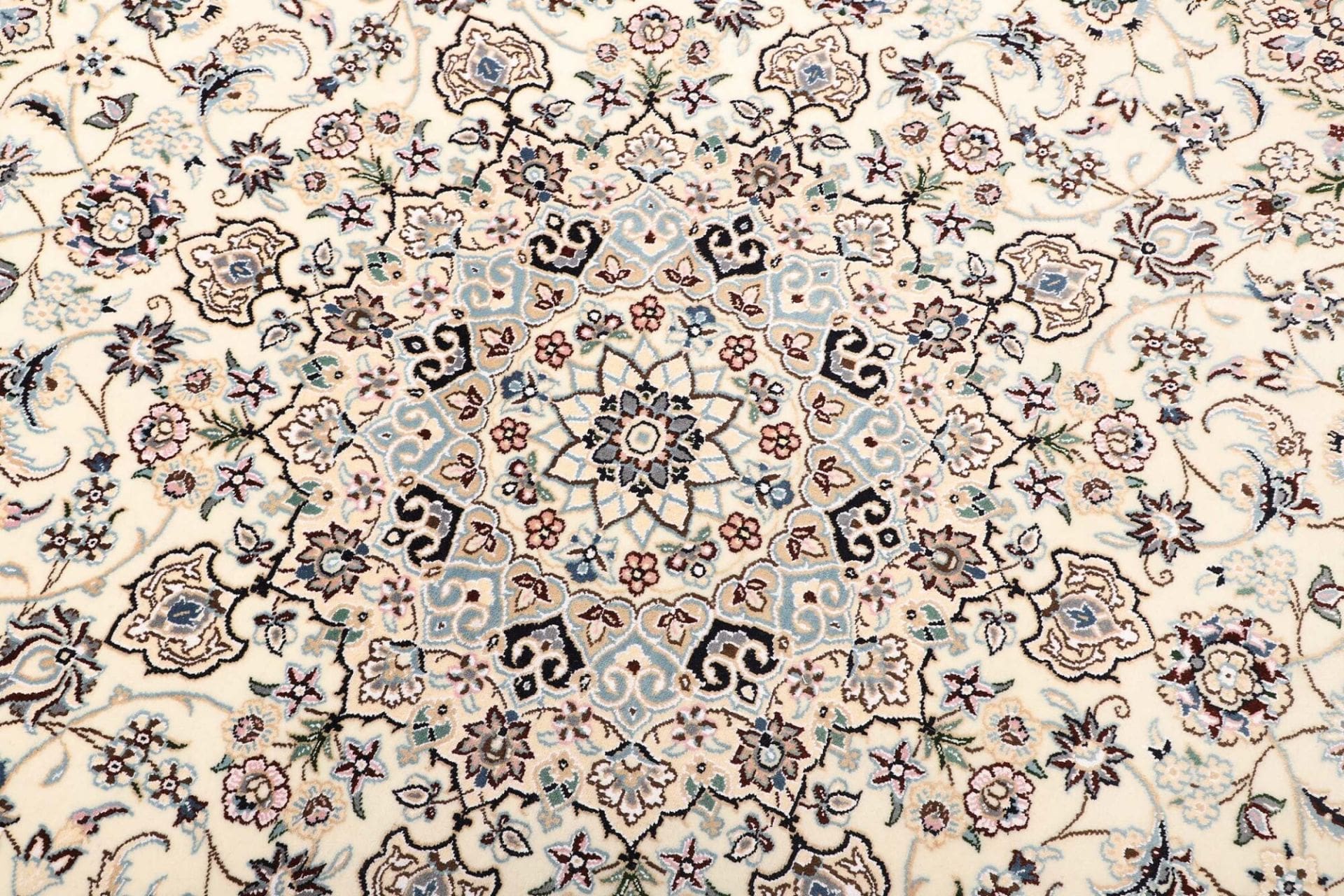 Handgeknüpfter Nain Perserteppich, 203 × 200 cm, Wolle