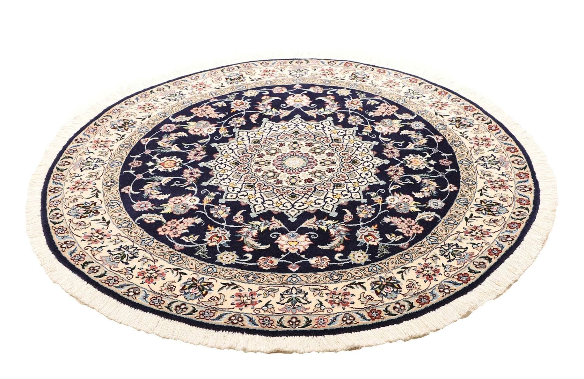 Nain Perserteppich 153 × 150 cm aus Wolle, handgeknüpft