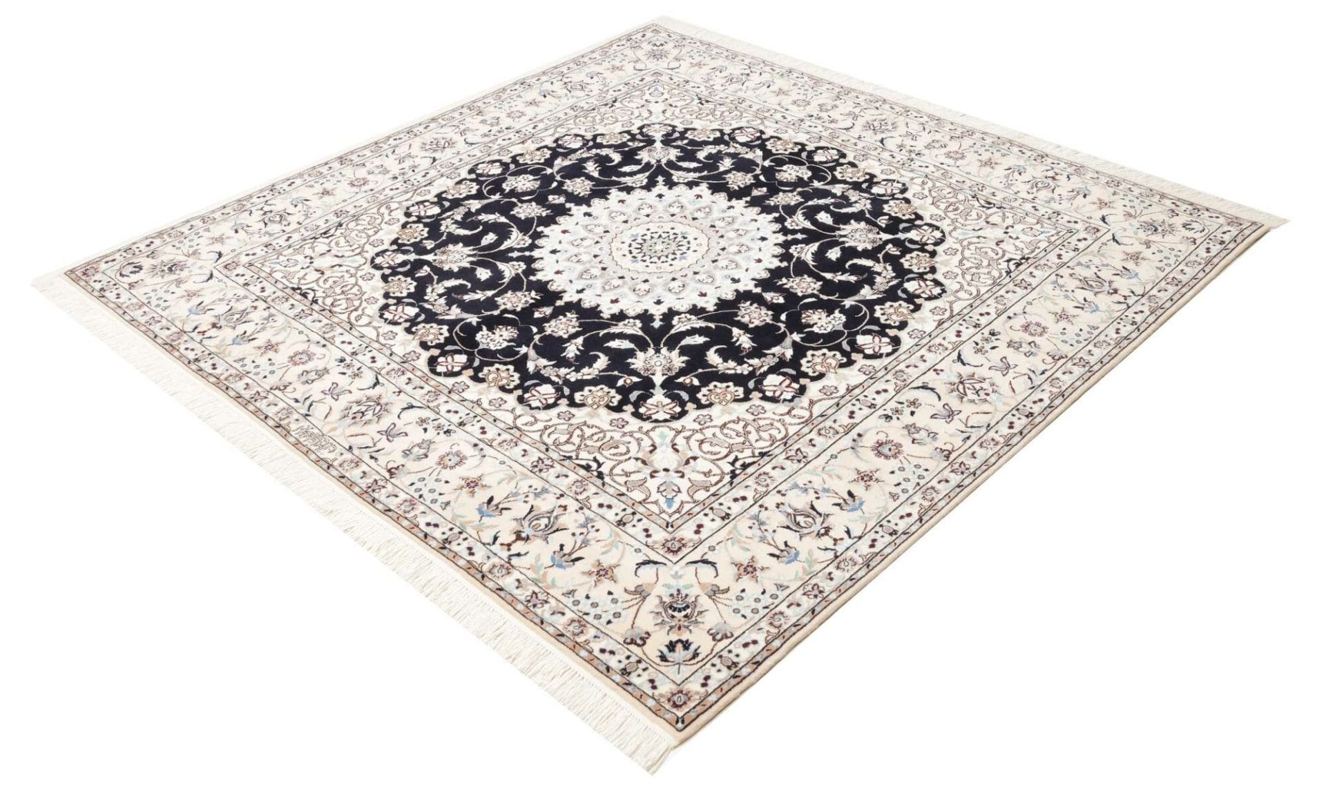 Nain Perserteppich 175 × 170 cm aus Wolle, handgeknüpft