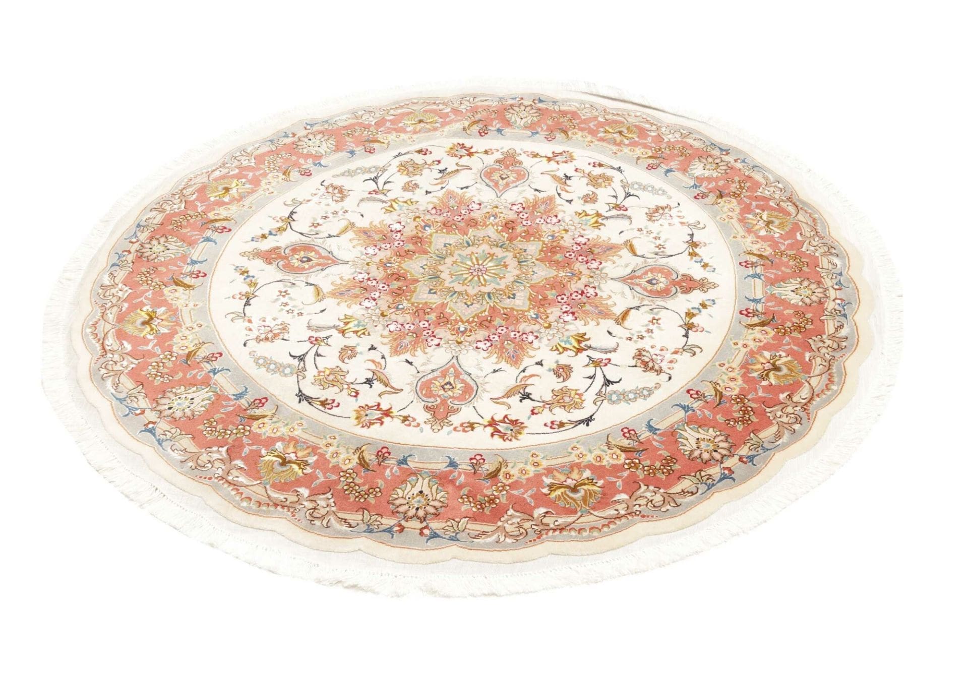 Täbriz Perserteppich 158 × 155 cm aus Wolle, handgeknüpft