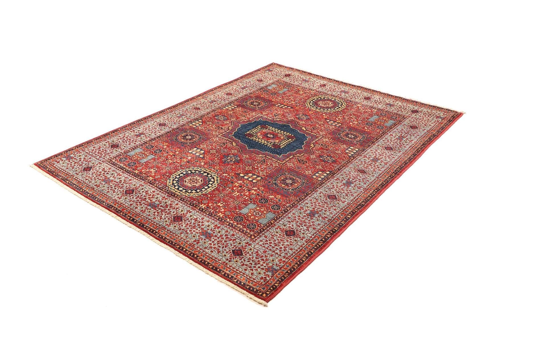 Handgeknüpfter Mamluk Orientteppich 201 × 146 cm