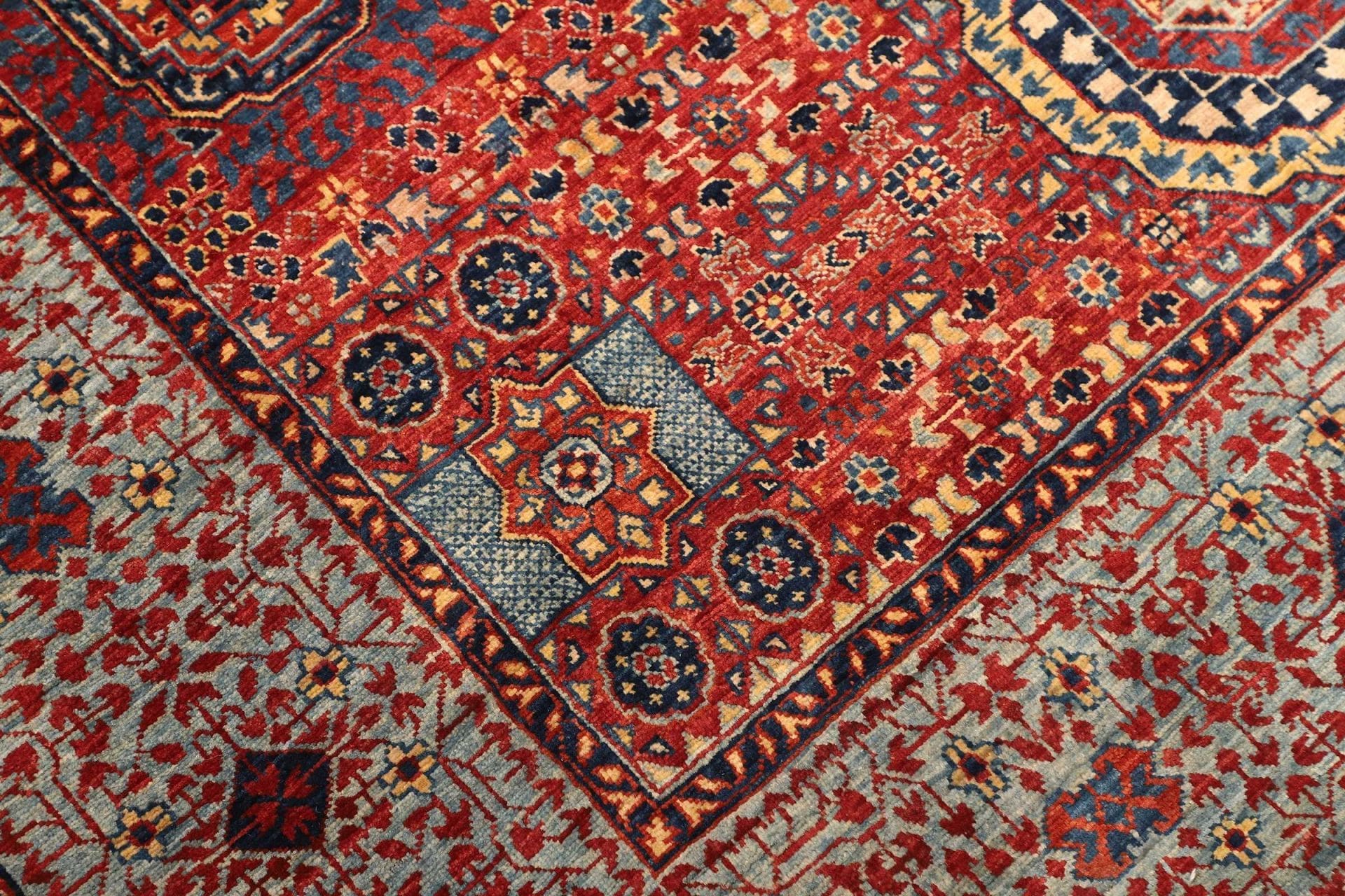 Handgeknüpfter Mamluk Orientteppich 201 × 146 cm