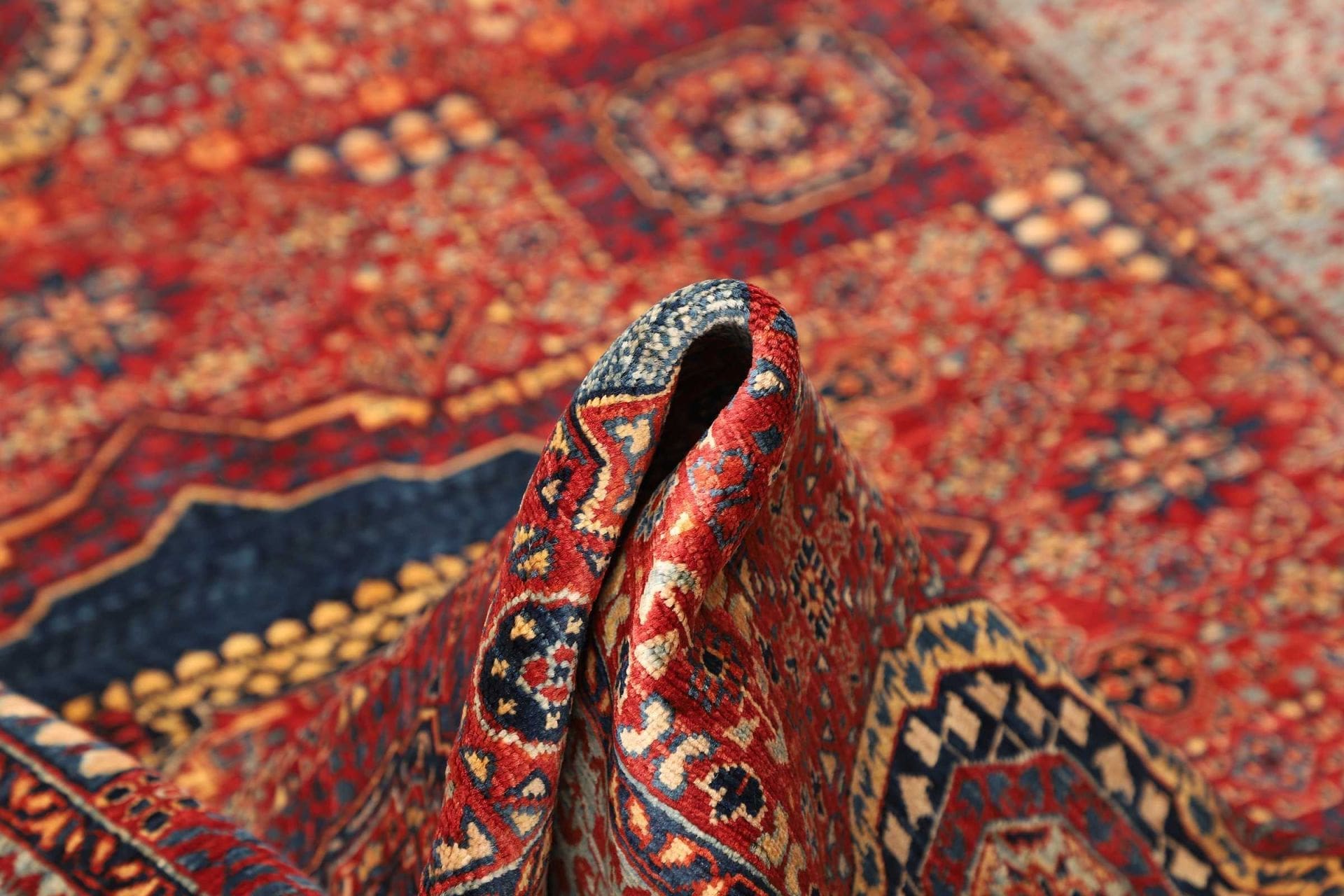 Handgeknüpfter Mamluk Orientteppich 201 × 146 cm