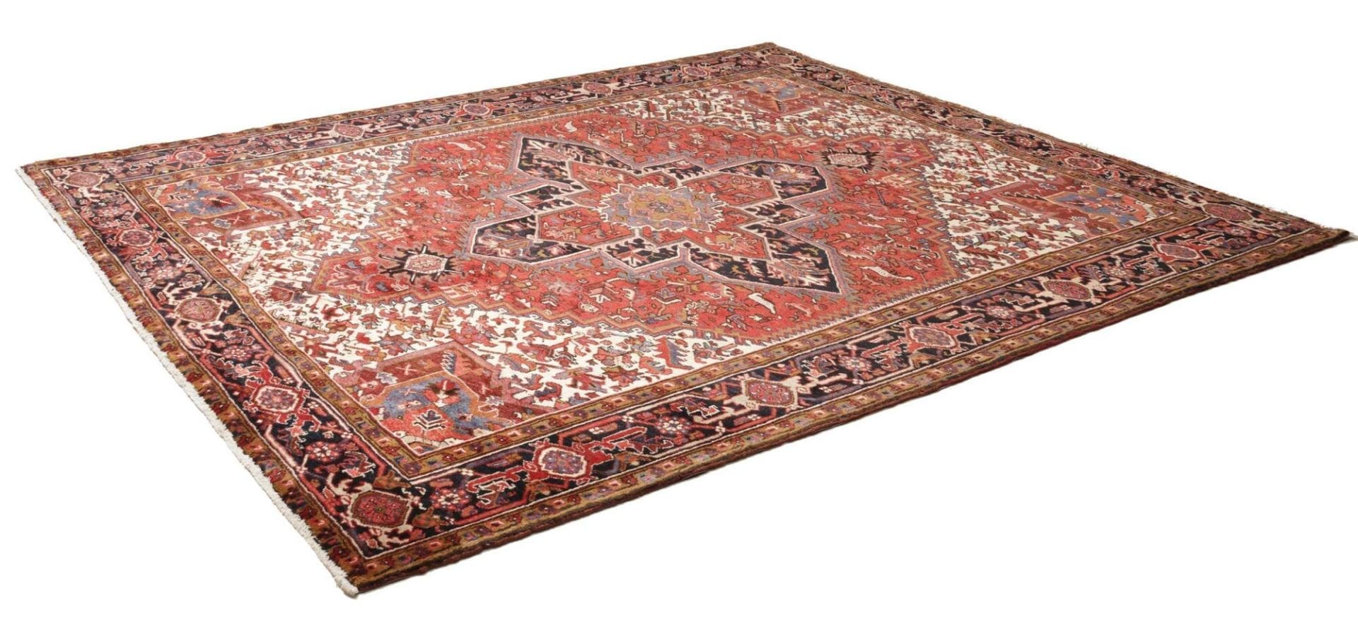 Heriz Perserteppich aus Iran, 253 × 285 cm