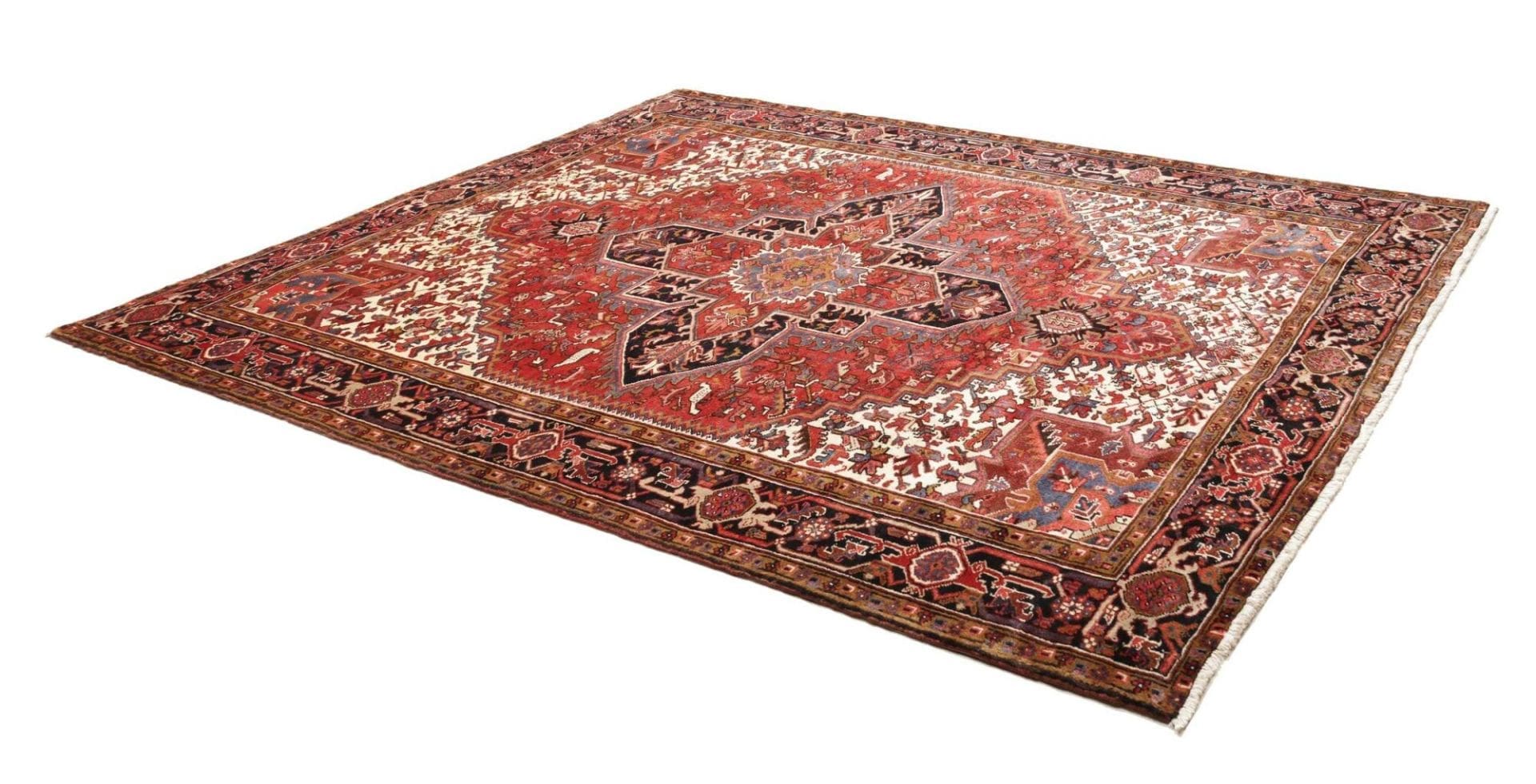 Heriz Perserteppich aus Iran, 253 × 285 cm
