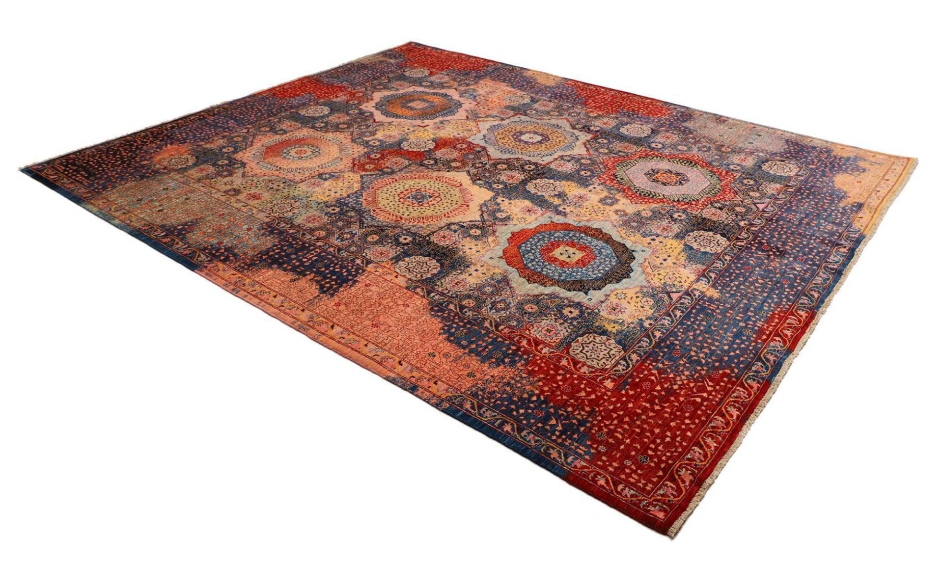 Handgeknüpfter Mamluk Orientteppich 251 × 299 cm