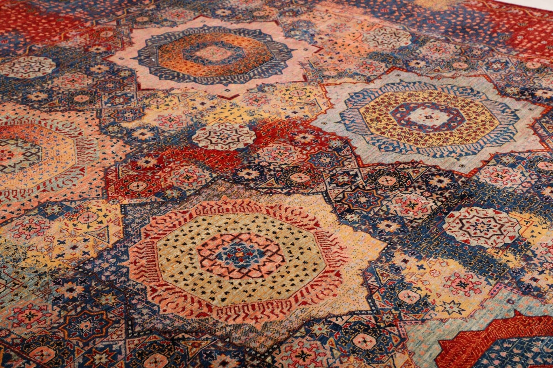 Handgeknüpfter Mamluk Orientteppich 251 × 299 cm