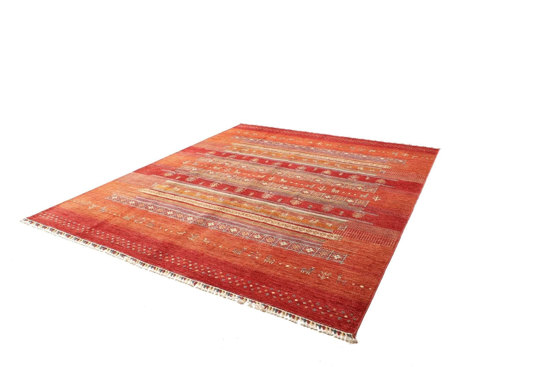 Gabbeh Orientteppich 253 × 298 cm aus Wolle, handgewebt