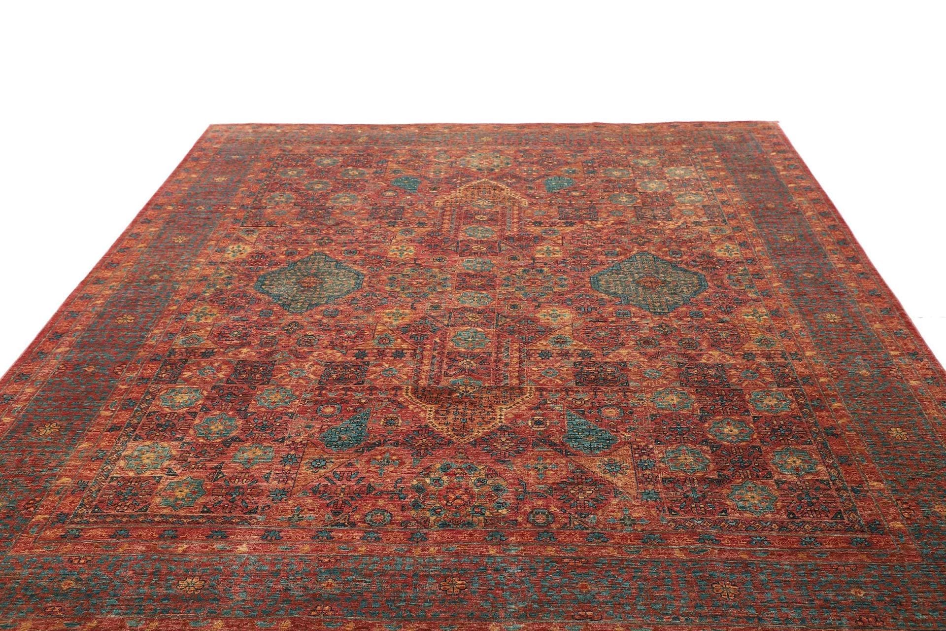 mamluk-orientteppich-252x294cm-handgeknupft-seide-wolle-3 Mamluk Orientteppich aus Pakistan, 252 × 294 cm