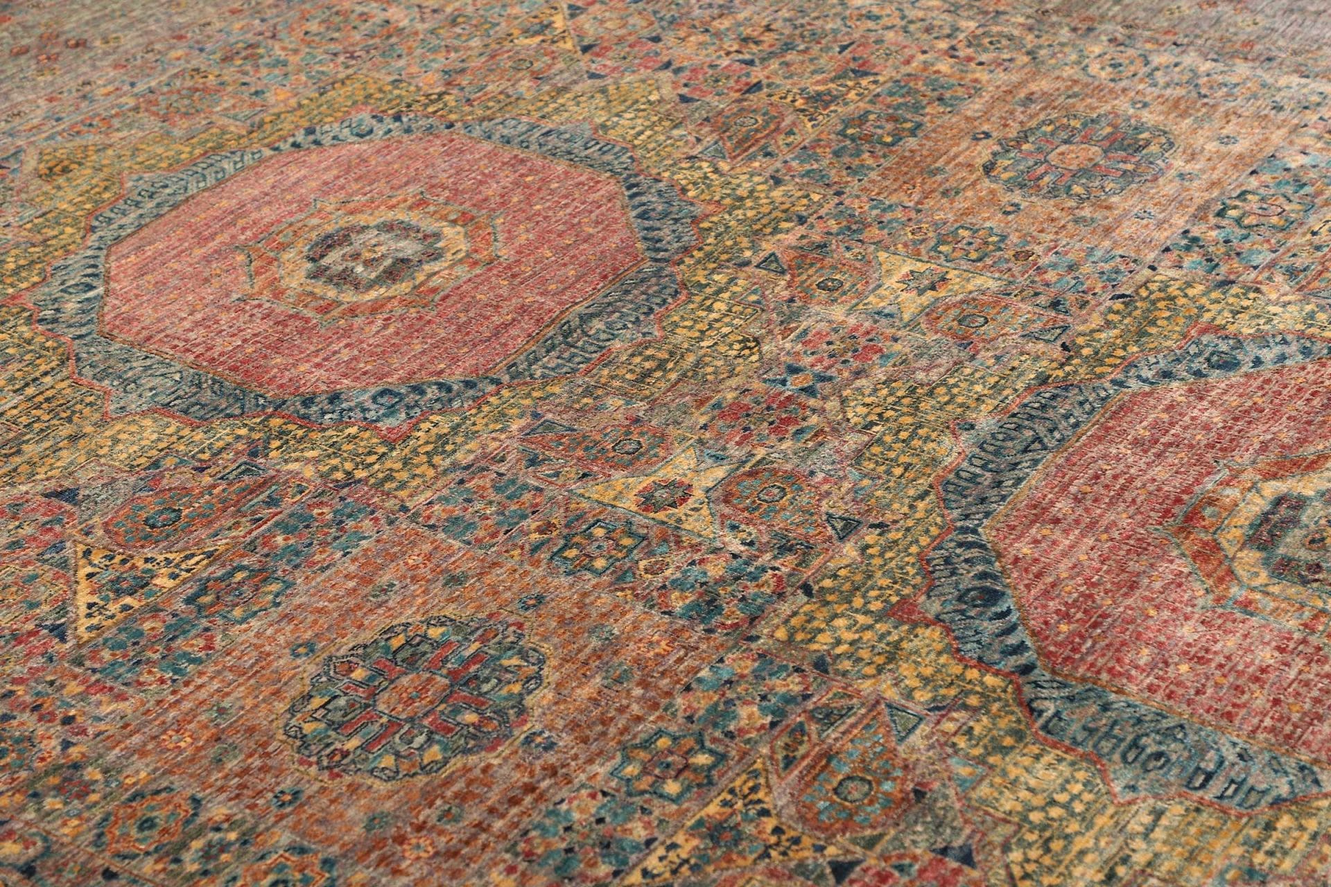 Handgeknüpfter Mamluk Orientteppich, 255 × 301 cm, Wolle