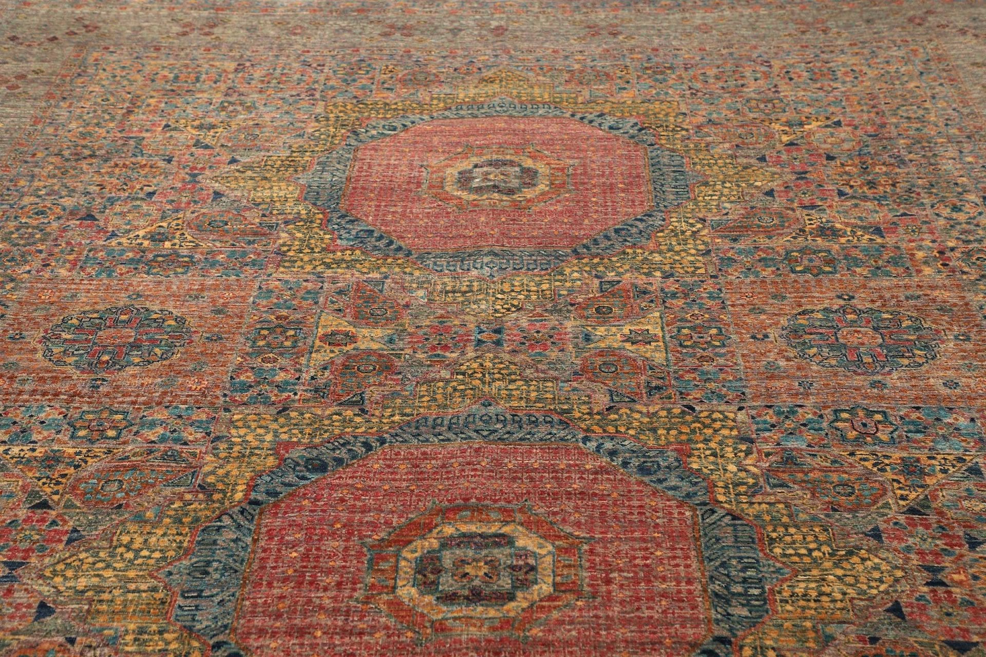 Handgeknüpfter Mamluk Orientteppich, 255 × 301 cm, Wolle