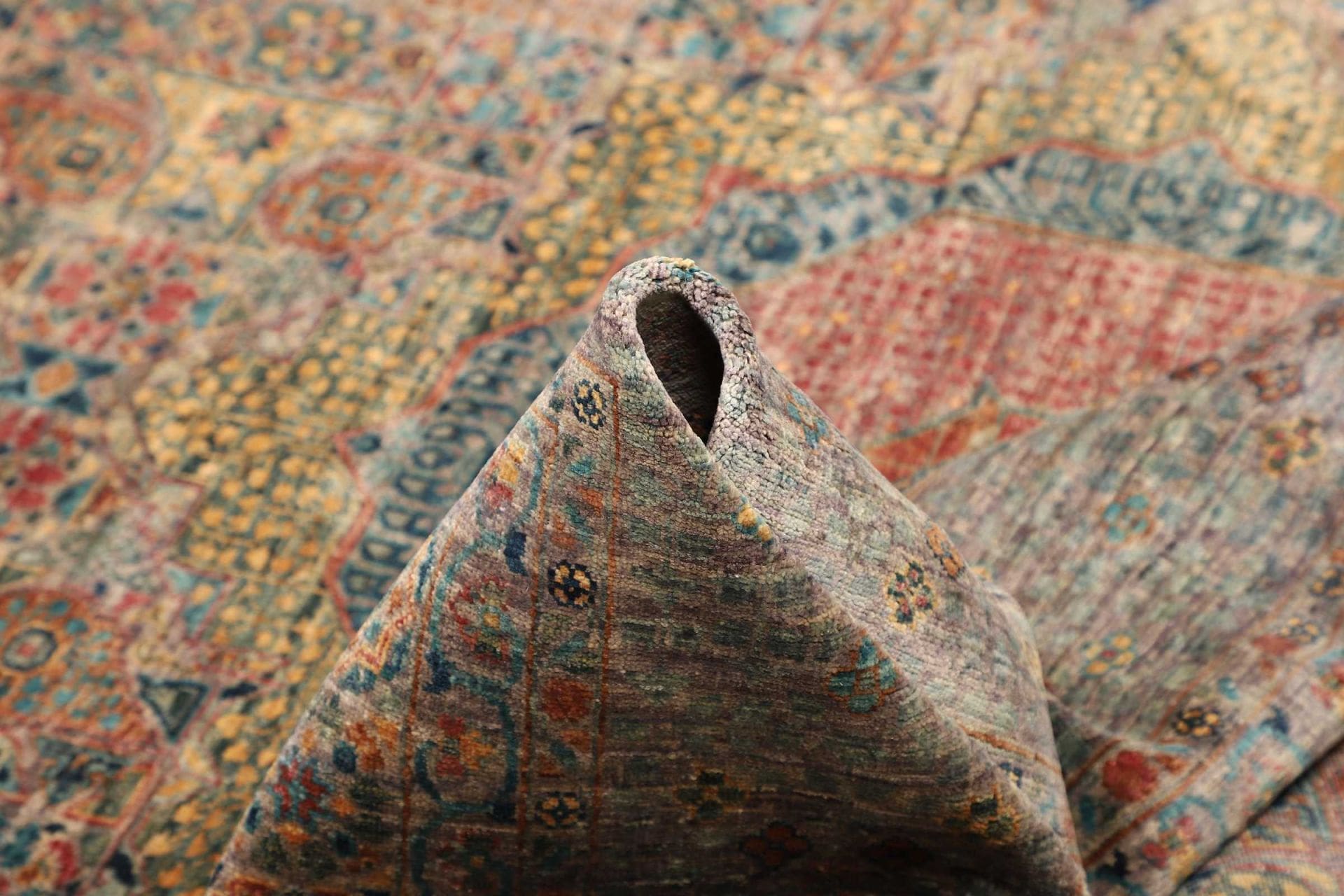 Handgeknüpfter Mamluk Orientteppich, 255 × 301 cm, Wolle