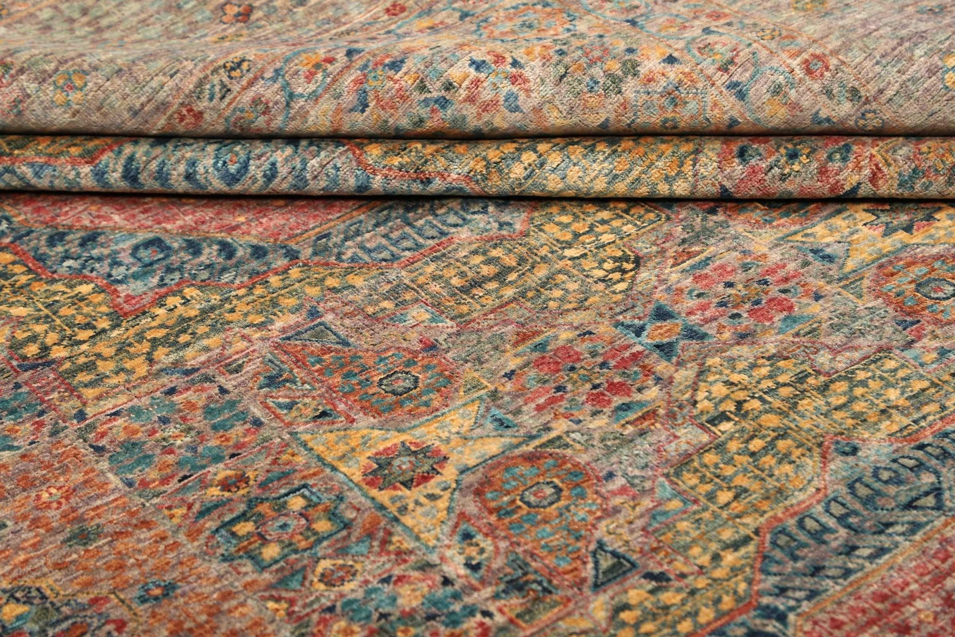 Handgeknüpfter Mamluk Orientteppich, 255 × 301 cm, Wolle