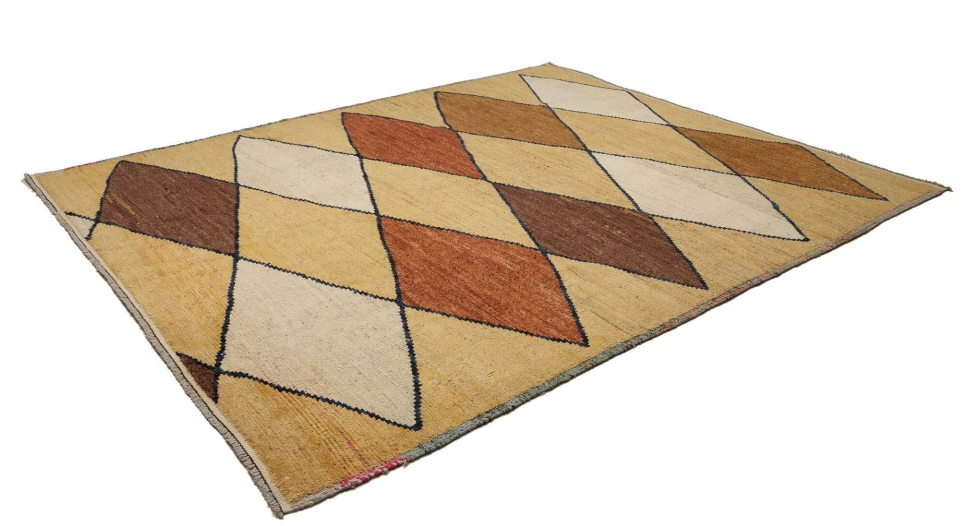 orientteppich-berber-253-x-302-cm-handgeknupft-aus-wolle-1 Handgeknüpfter Orientteppich, 253 × 302 cm, Wolle