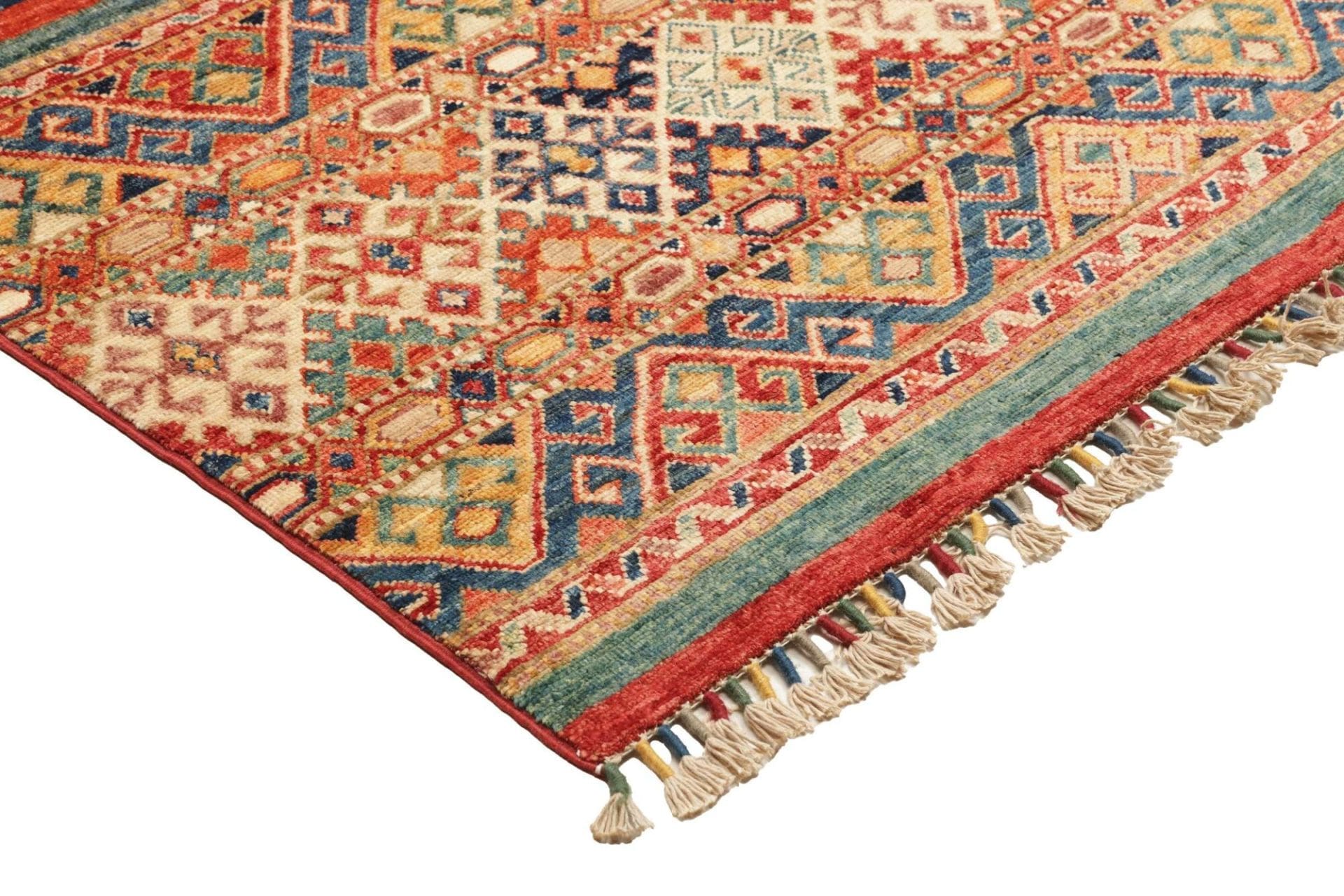 Handgeknüpfter Samarkand Orientteppich, 255 × 294 cm, Wolle