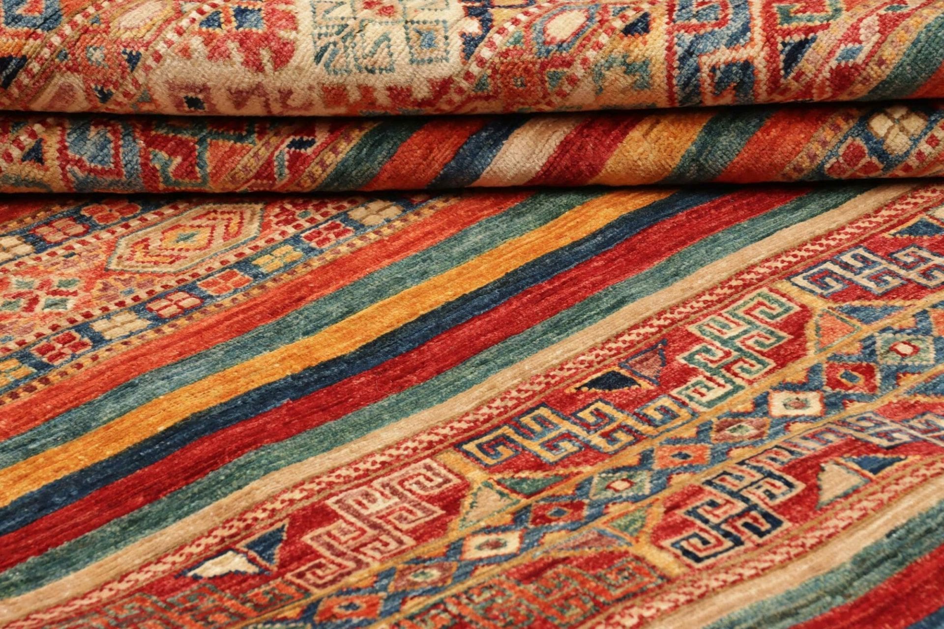 Handgeknüpfter Samarkand Orientteppich, 255 × 294 cm, Wolle
