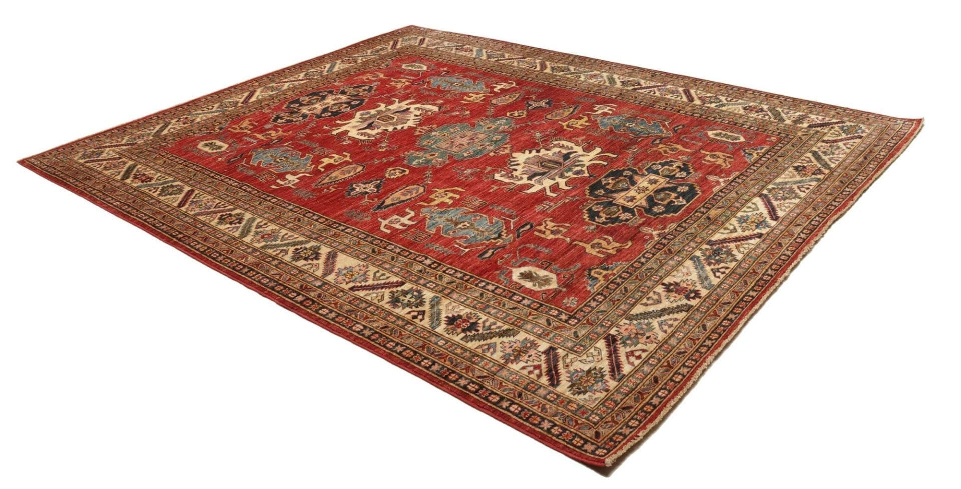 Handgeknüpfter Kazak Orientteppich, 258 × 300 cm, Wolle