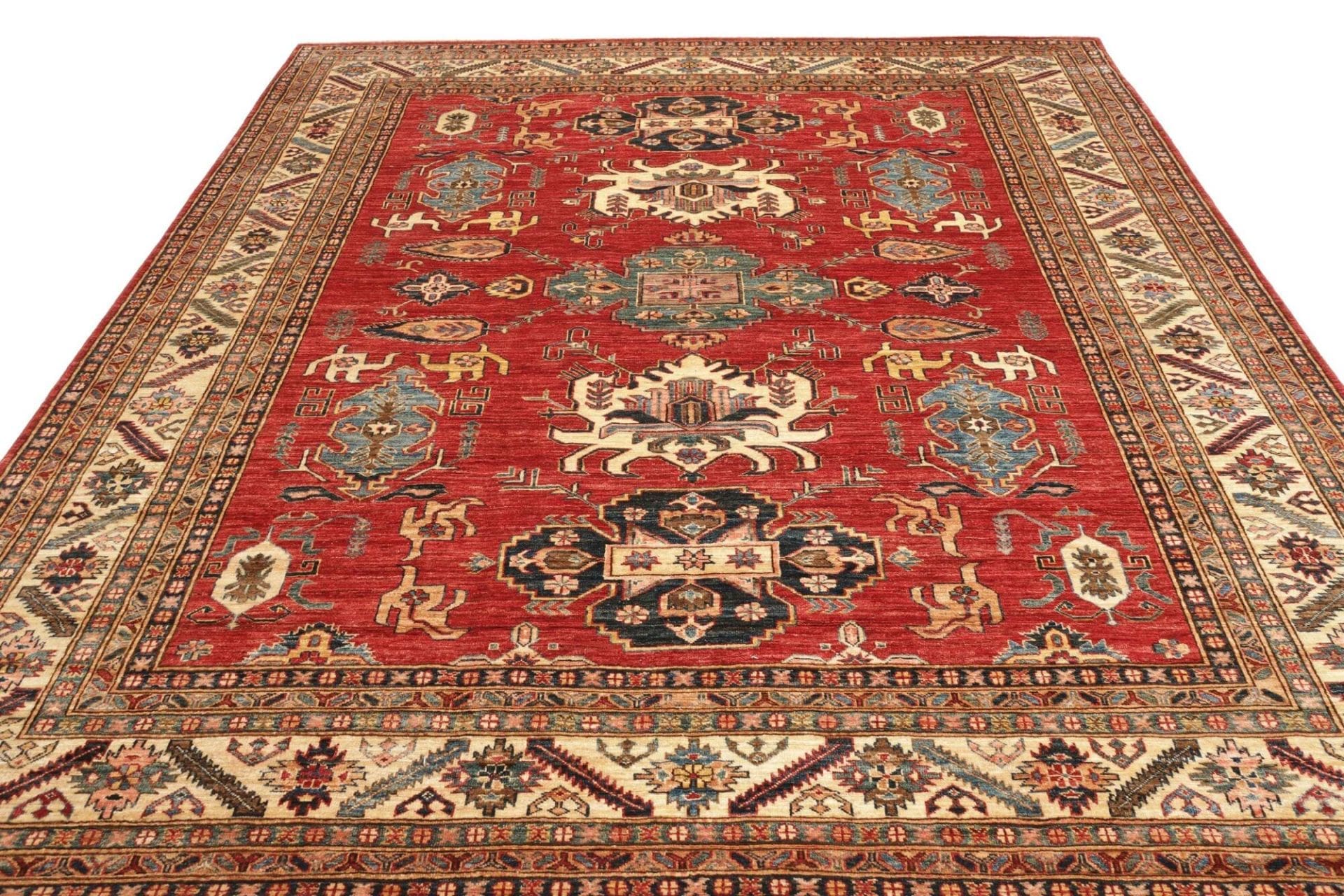 Handgeknüpfter Kazak Orientteppich, 258 × 300 cm, Wolle