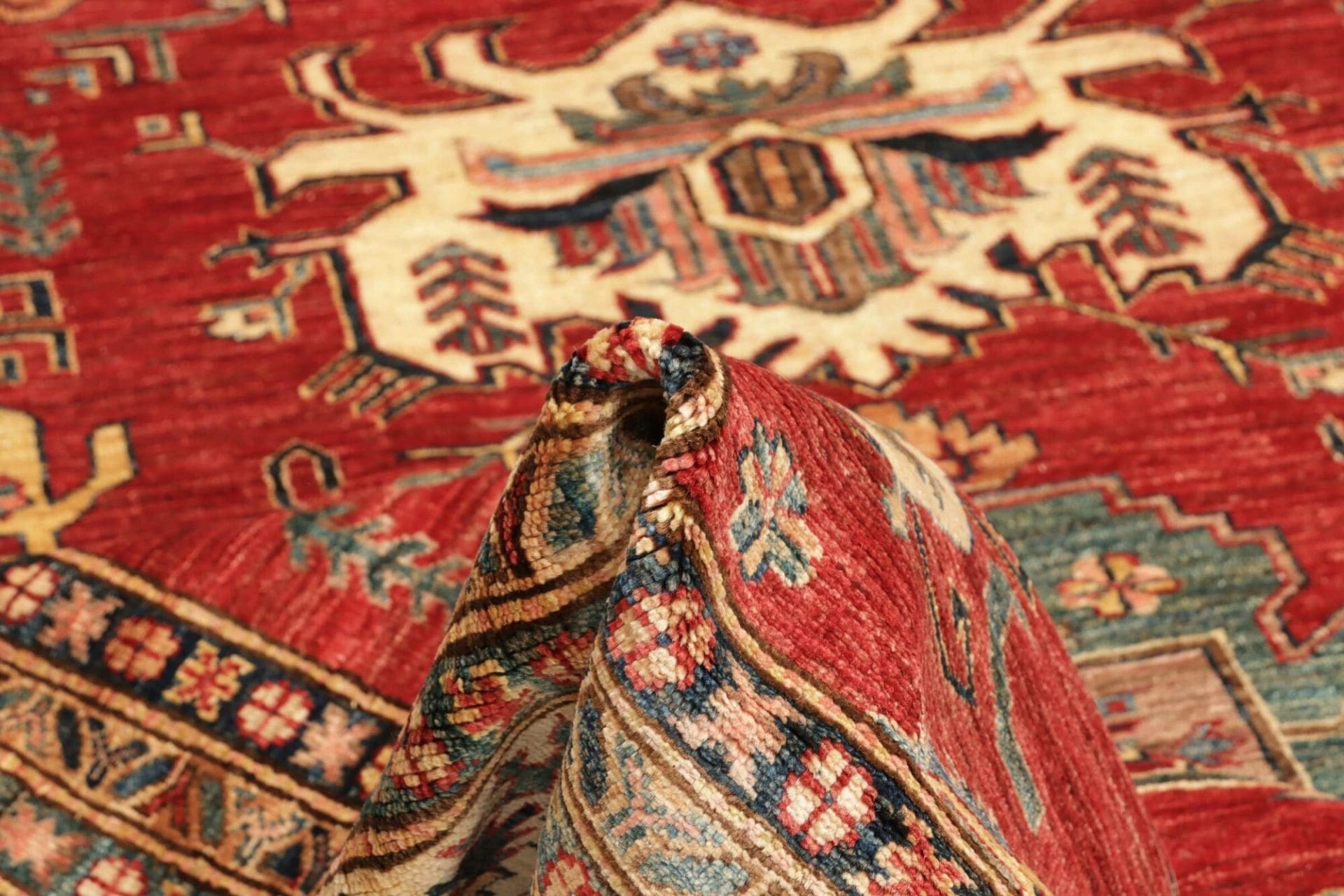 Handgeknüpfter Kazak Orientteppich, 258 × 300 cm, Wolle