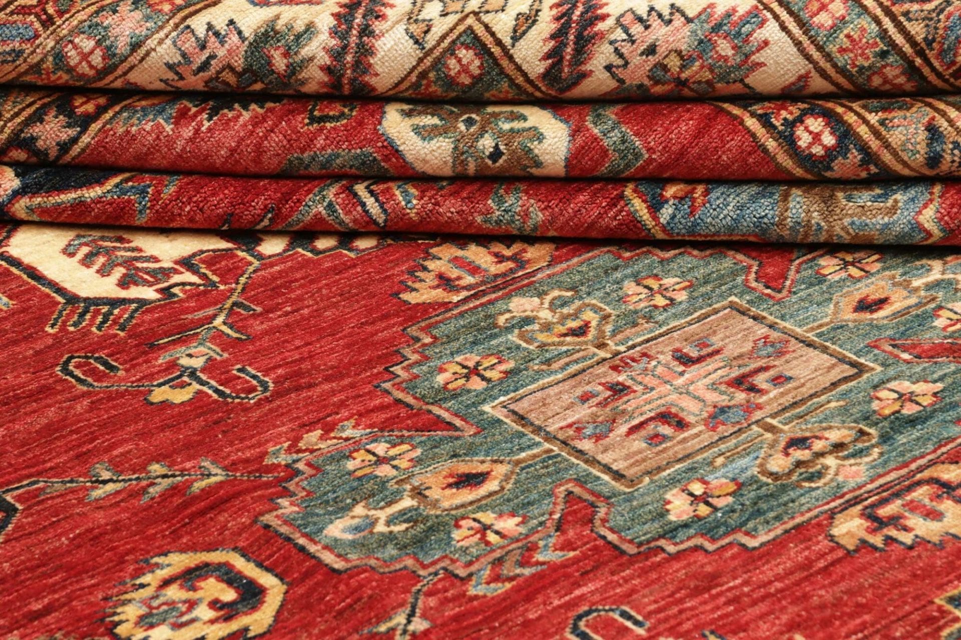 Handgeknüpfter Kazak Orientteppich, 258 × 300 cm, Wolle
