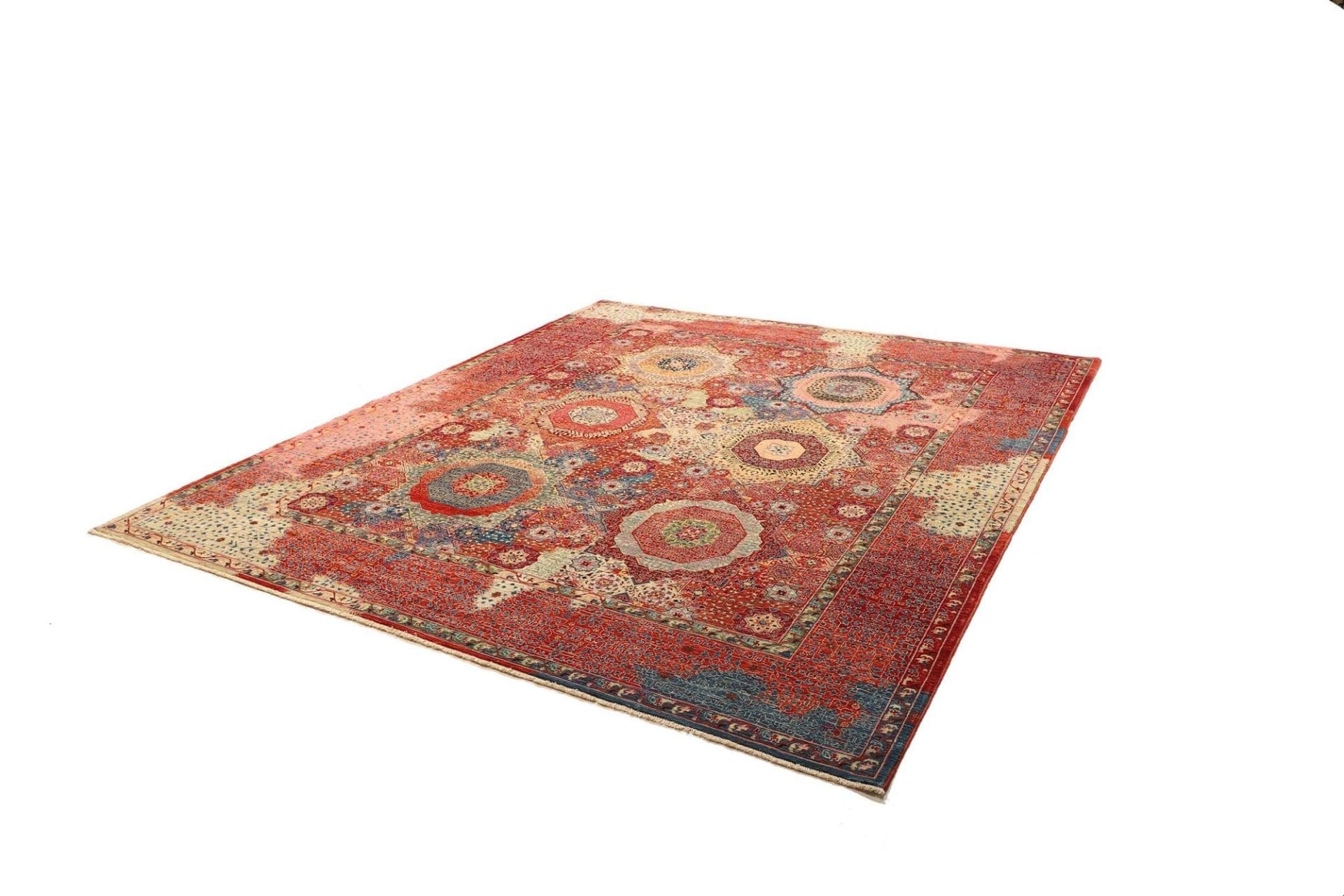Handgeknüpfter Mamluk Orientteppich, 256 × 287 cm, Wolle