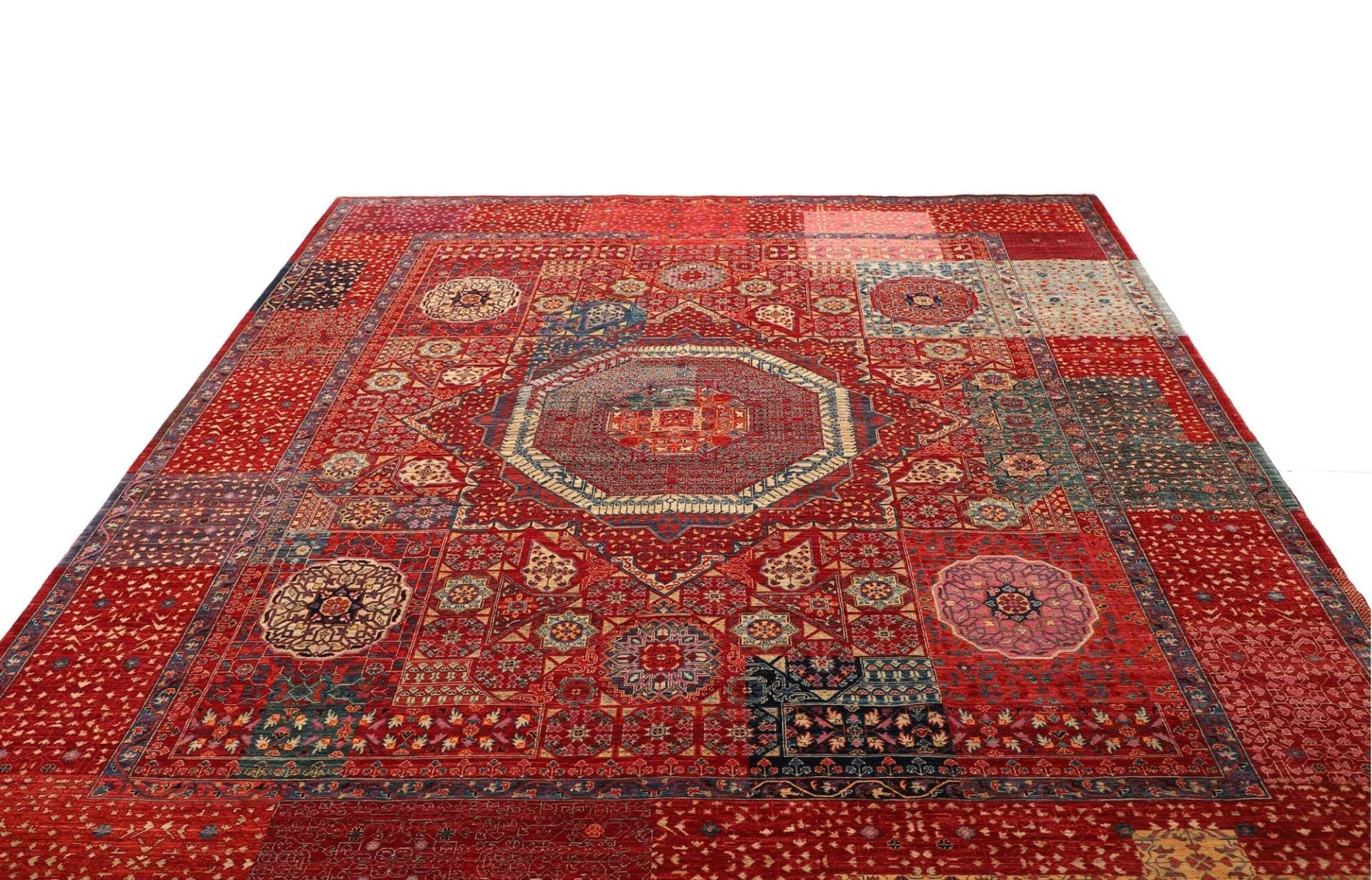 Mamluk Orientteppich aus Pakistan, 254 × 294 cm