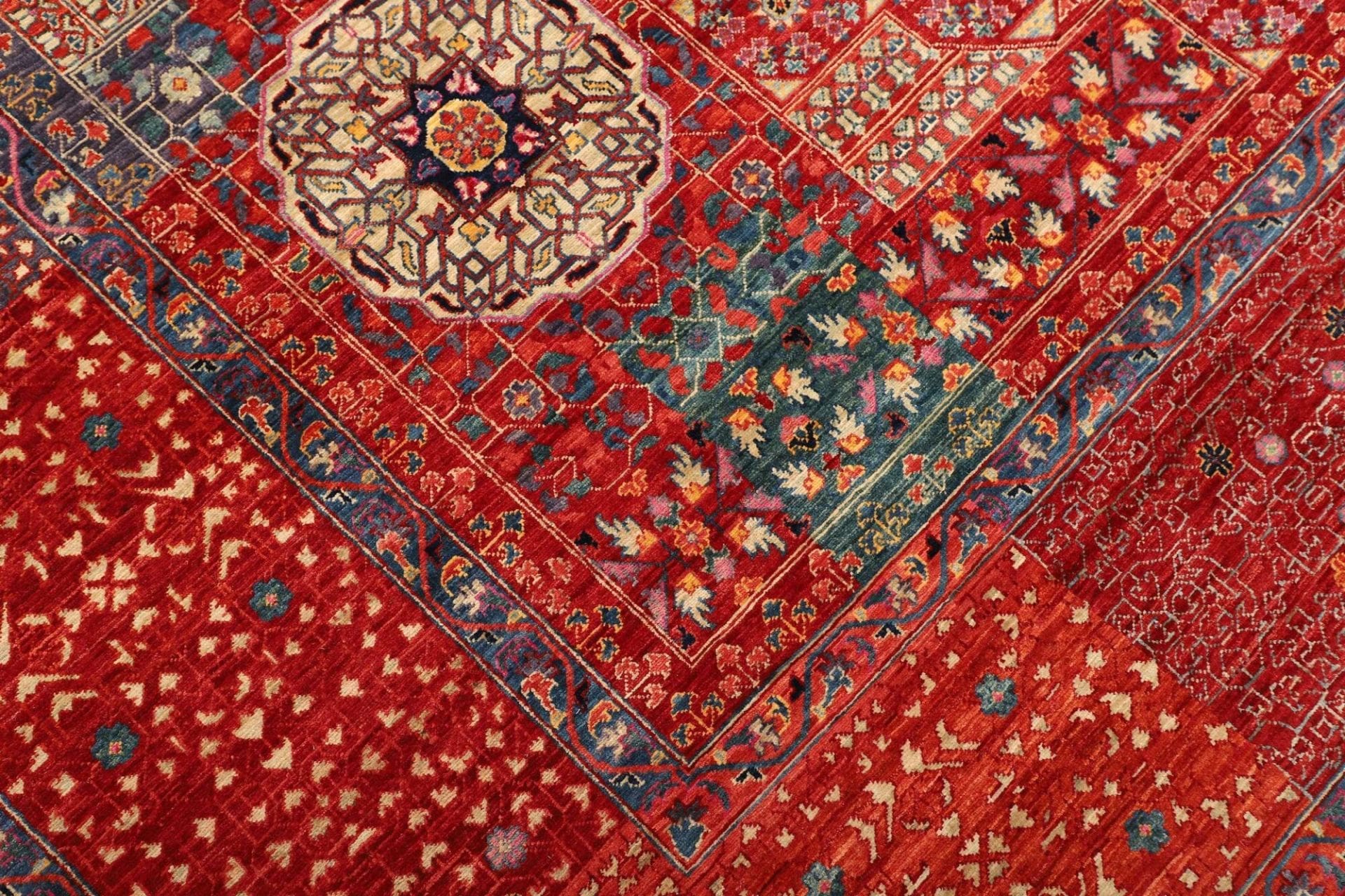 Mamluk Orientteppich aus Pakistan, 254 × 294 cm