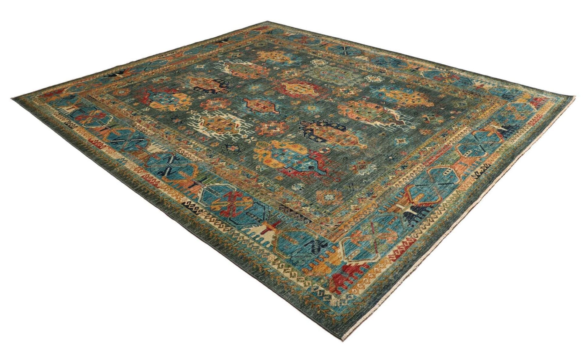 orientteppich-samarkand-256-x-295cm-handgeknupft-wolle-modern-1 Handgeknüpfter Samarkand Orientteppich 256 × 295 cm