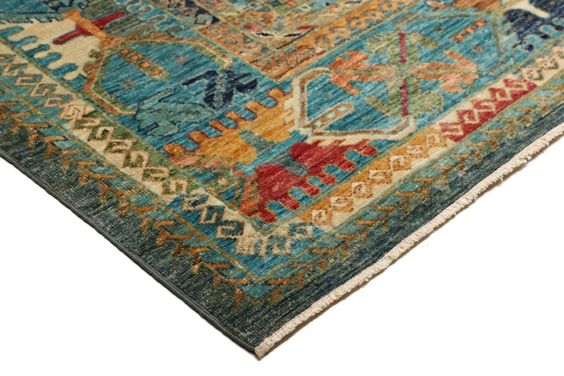orientteppich-samarkand-256-x-295cm-handgeknupft-wolle-modern-3 Handgeknüpfter Samarkand Orientteppich 256 × 295 cm