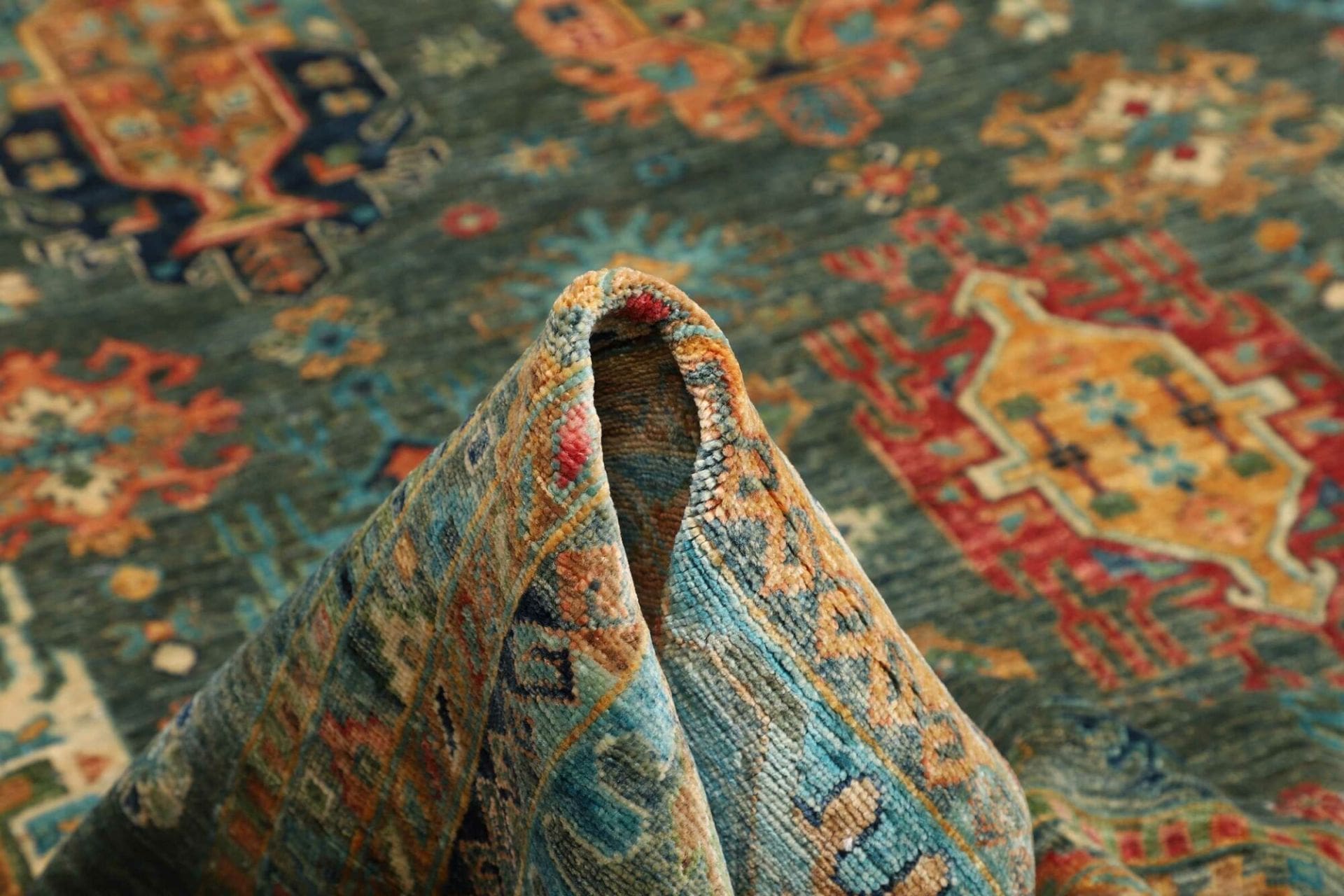 orientteppich-samarkand-256-x-295cm-handgeknupft-wolle-modern-7 Handgeknüpfter Samarkand Orientteppich 256 × 295 cm