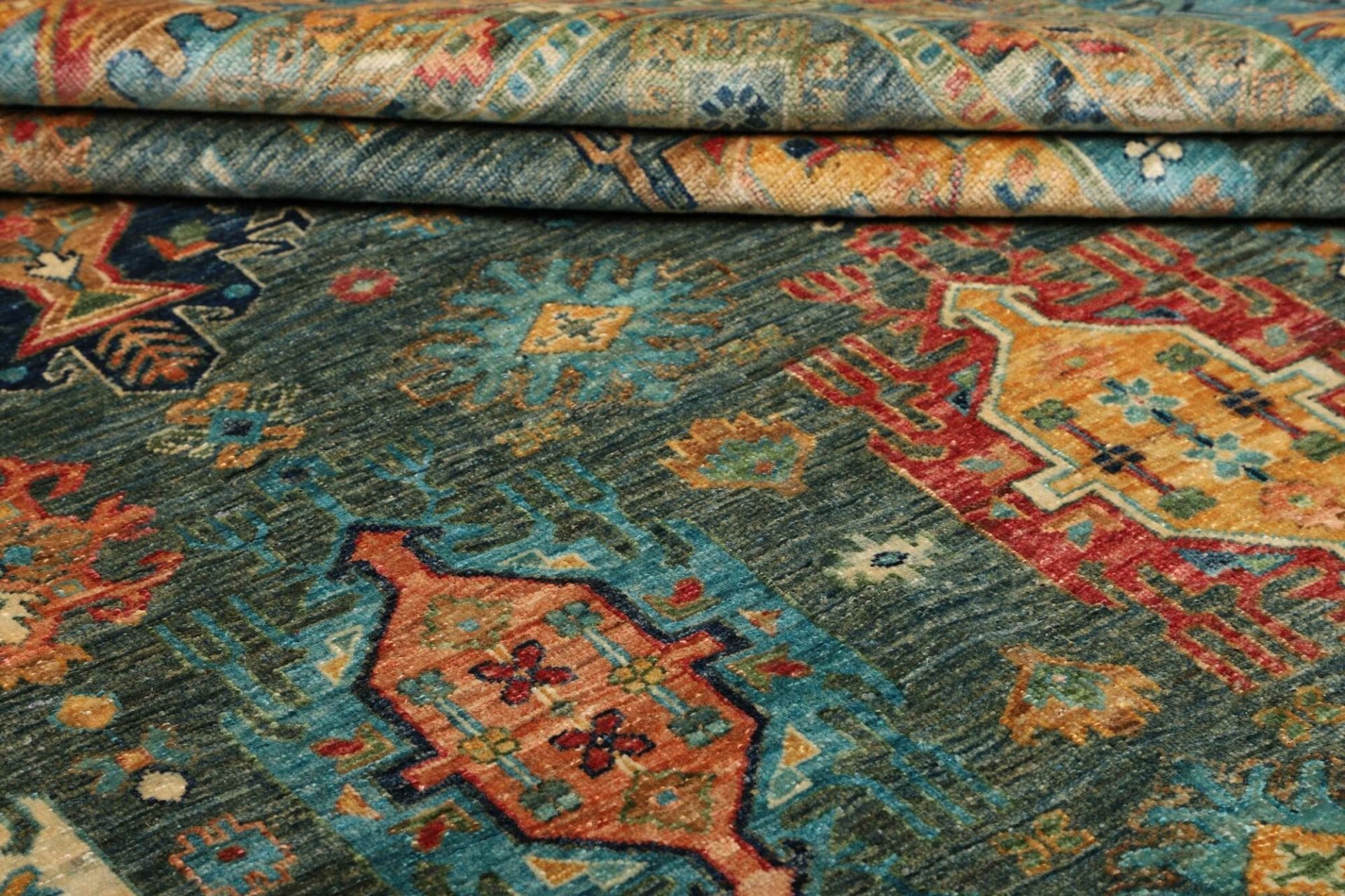 orientteppich-samarkand-256-x-295cm-handgeknupft-wolle-modern-8 Handgeknüpfter Samarkand Orientteppich 256 × 295 cm